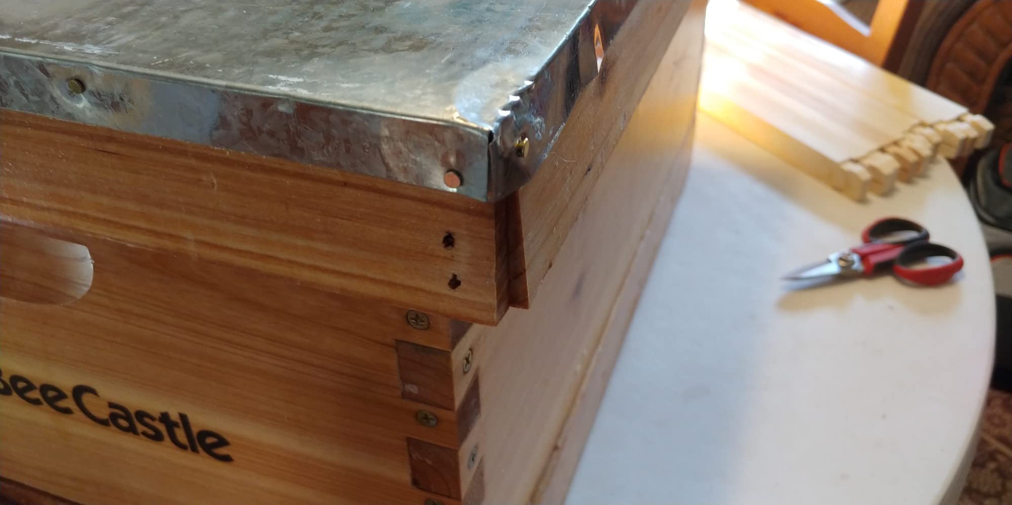 BeeCastle 10-Frame Bee Hives and Supplies Starter Kit, Beehive Kit Dipped in Beeswax, Bee Keeping Supplies-All Beginners Kit Includes Beekeeping Supplies Tool Set and Bee Suit. customer photo 1