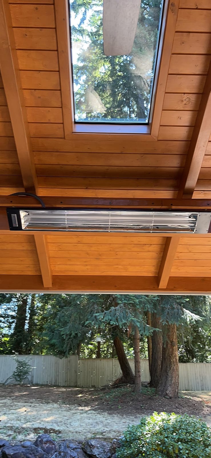 Eurofase EF60240B 6000W 240V Infrared Electric Patio Heater, Black customer photo 1