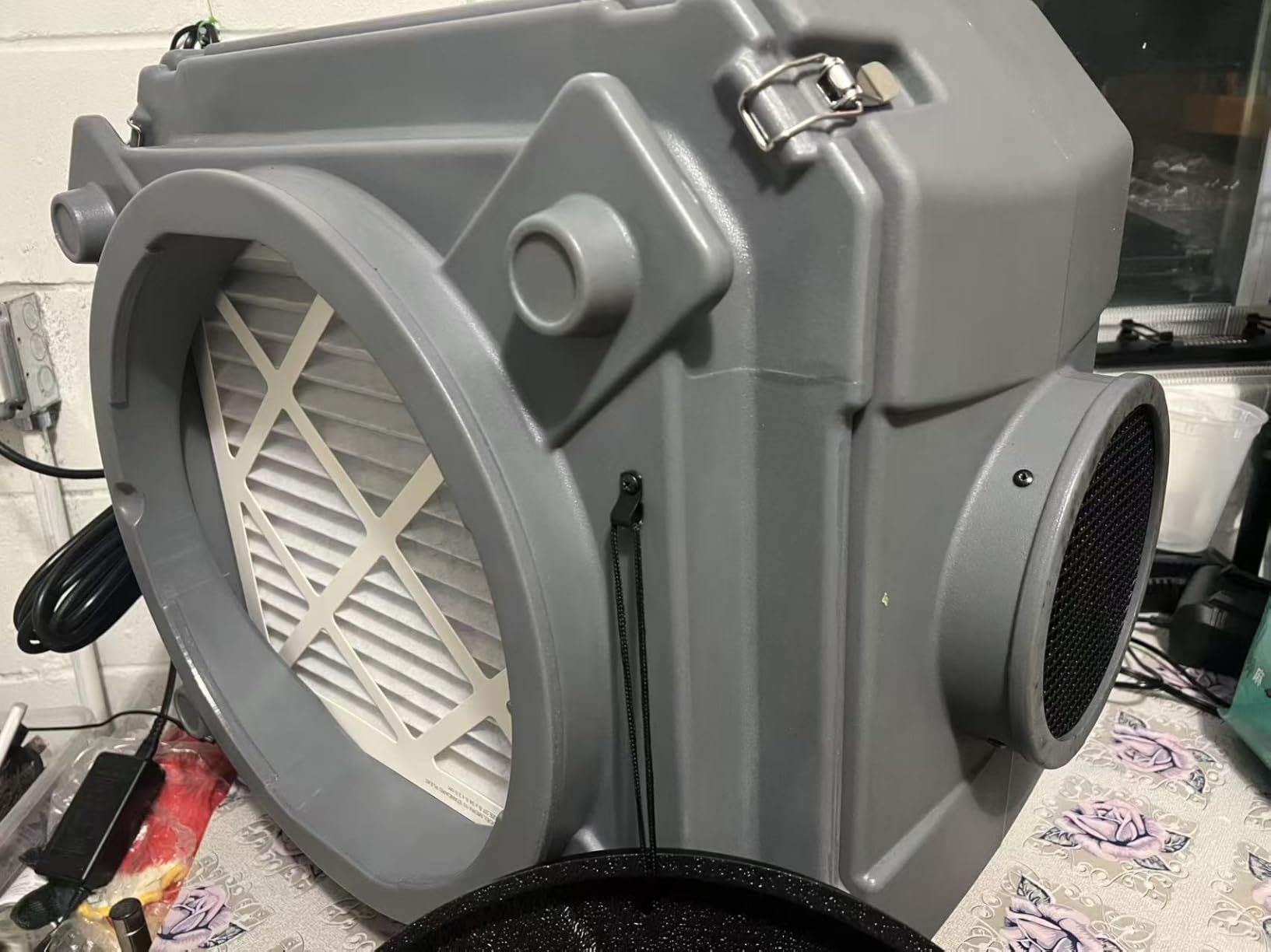 Abestorm HEPA 550 Air Scrubber with 3-Stage Filteration, GFCI Connection | Stackable for Commercial / Industrial / Home Use, With MERV-10 & HEPA/Actived Carbon Filters customer photo 2