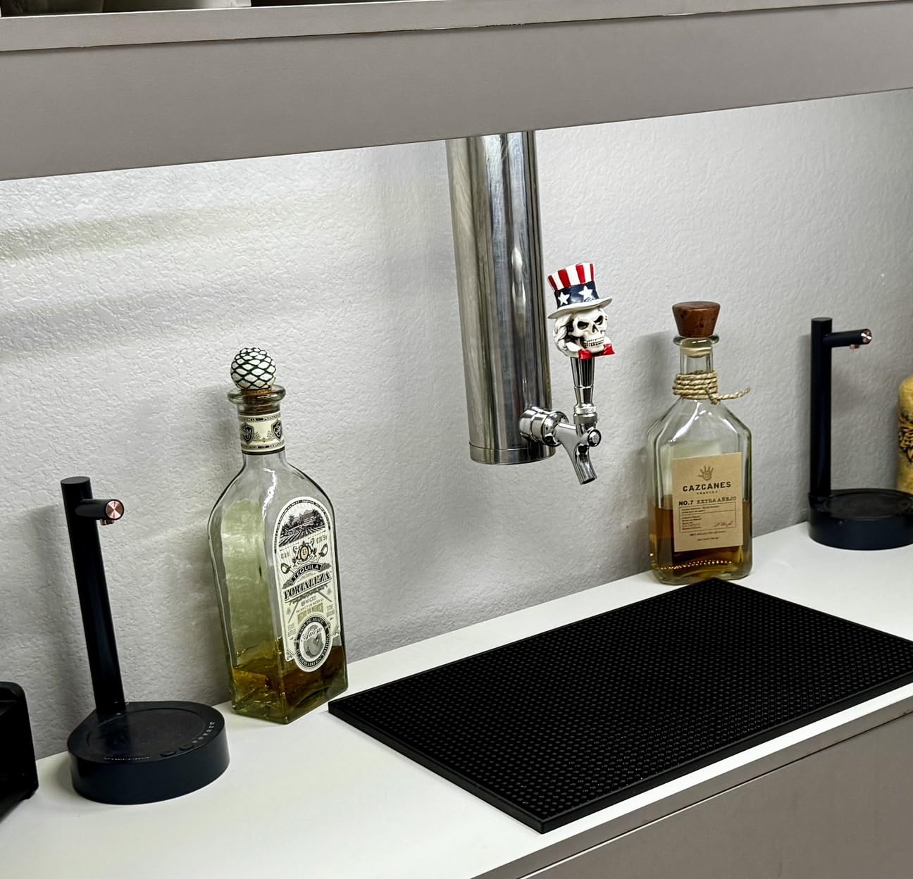 Single Tap Draft Beer Tower, Stainless Core Beer Faucet, 3'' Flange Brewing Tower Dispenser Kit customer photo 1