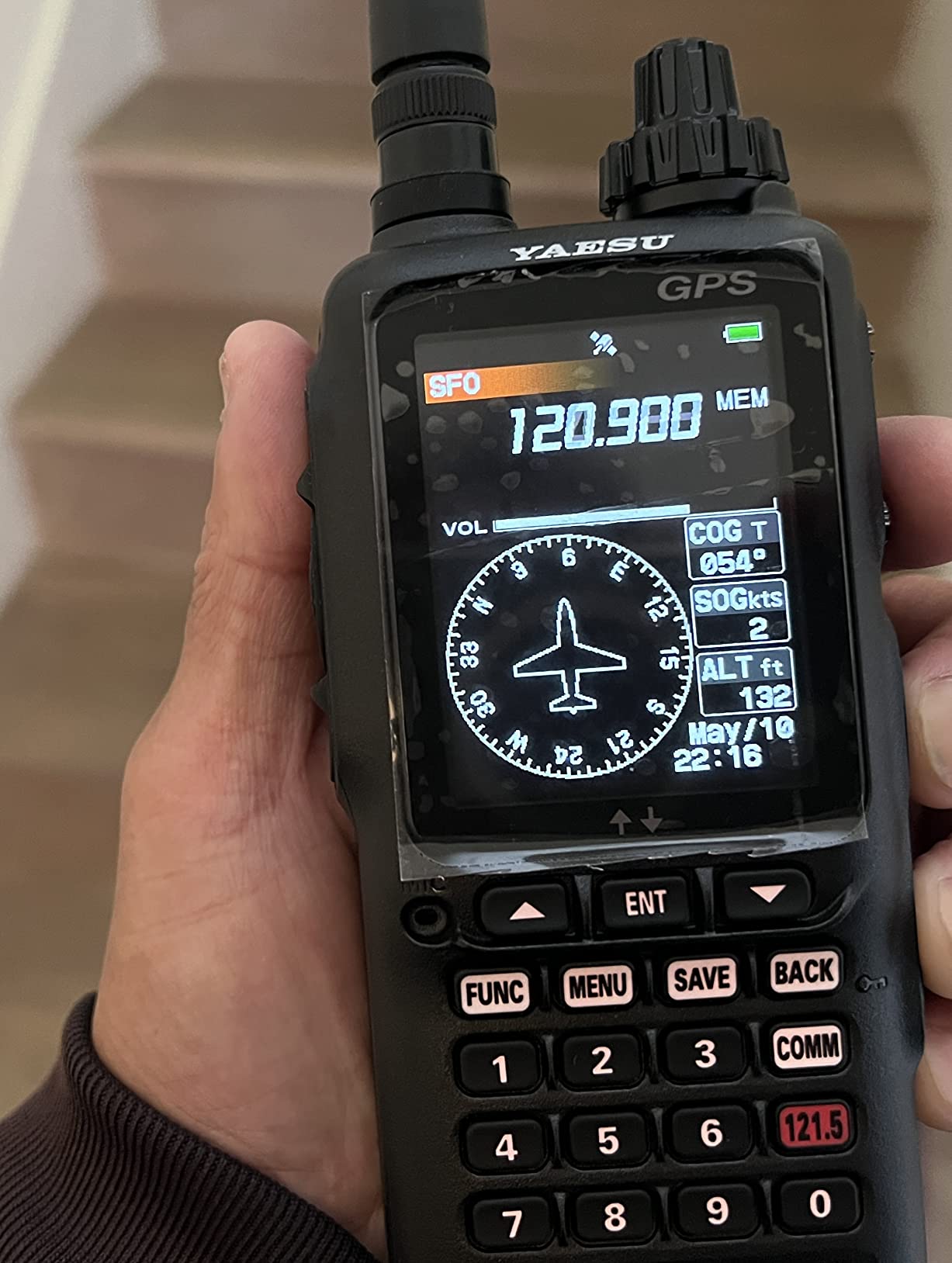 Yaesu FTA-850L Color Bluetooth NAV/COM Aviation Transceiver customer photo 1