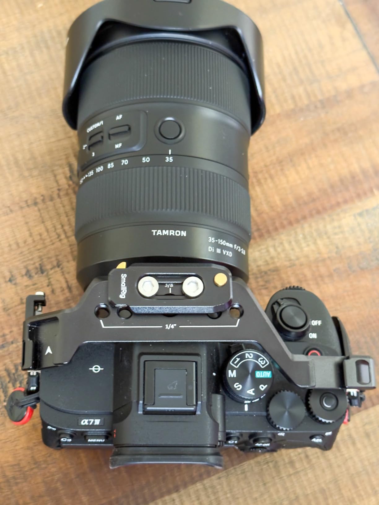 SmallRig HawkLock Quick Release Cage for Sony Alpha 7 Series | for Sony Alpha 7R V/ Alpha 7 IV/ Alpha 7S III/ Alpha 1 / Alpha 7R IV/ Alpha 7 V, Built-in Quick Release Plate for Arca customer photo 1