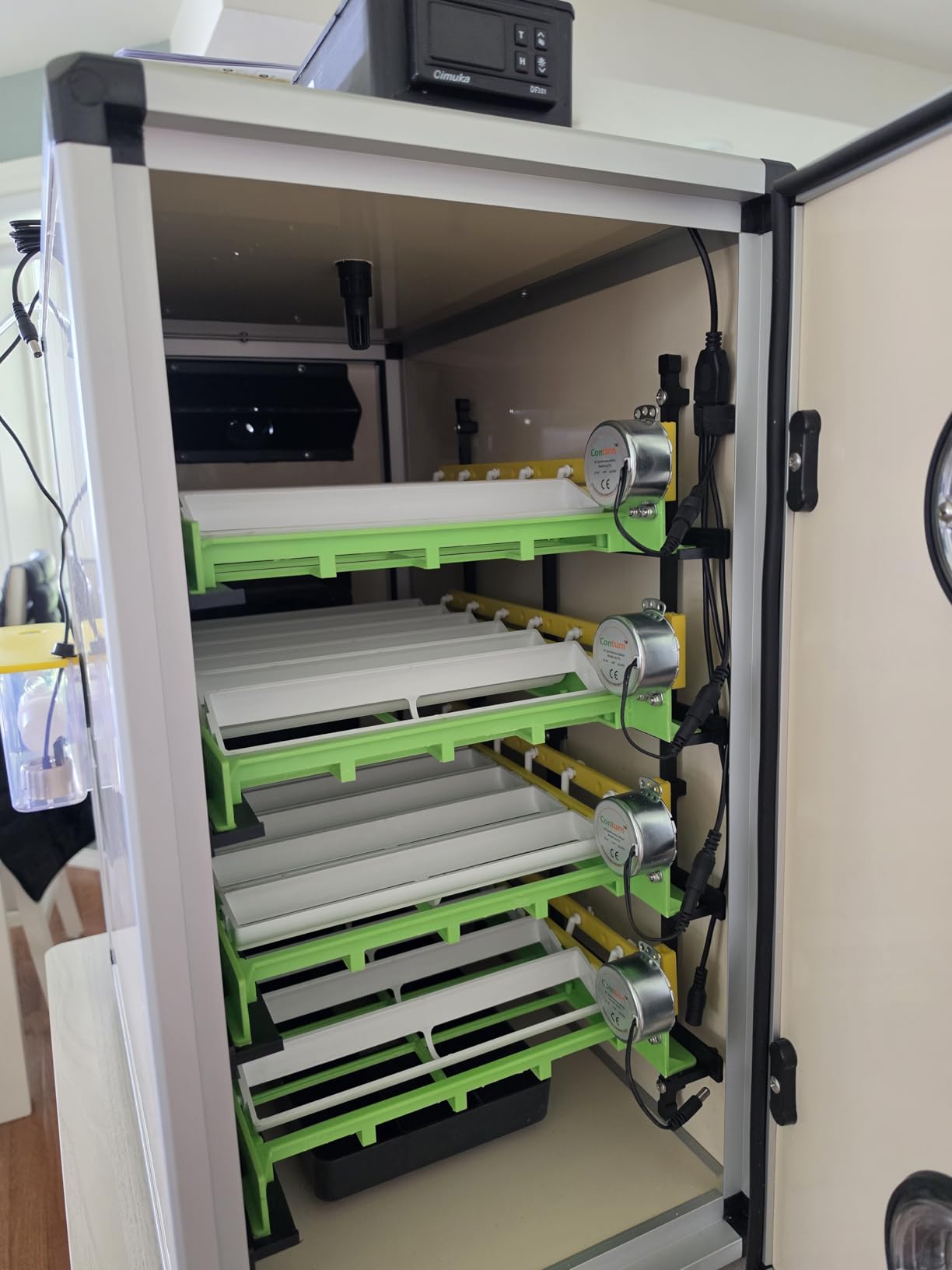 Incubators for Hatching Eggs - 180 Egg Incubator Setter & Hatcher with Automatic Turner & Digital Humidity Control Cabinet, Large Chicken Incubator & Quail Egg Incubator by Hatching Time customer photo 1