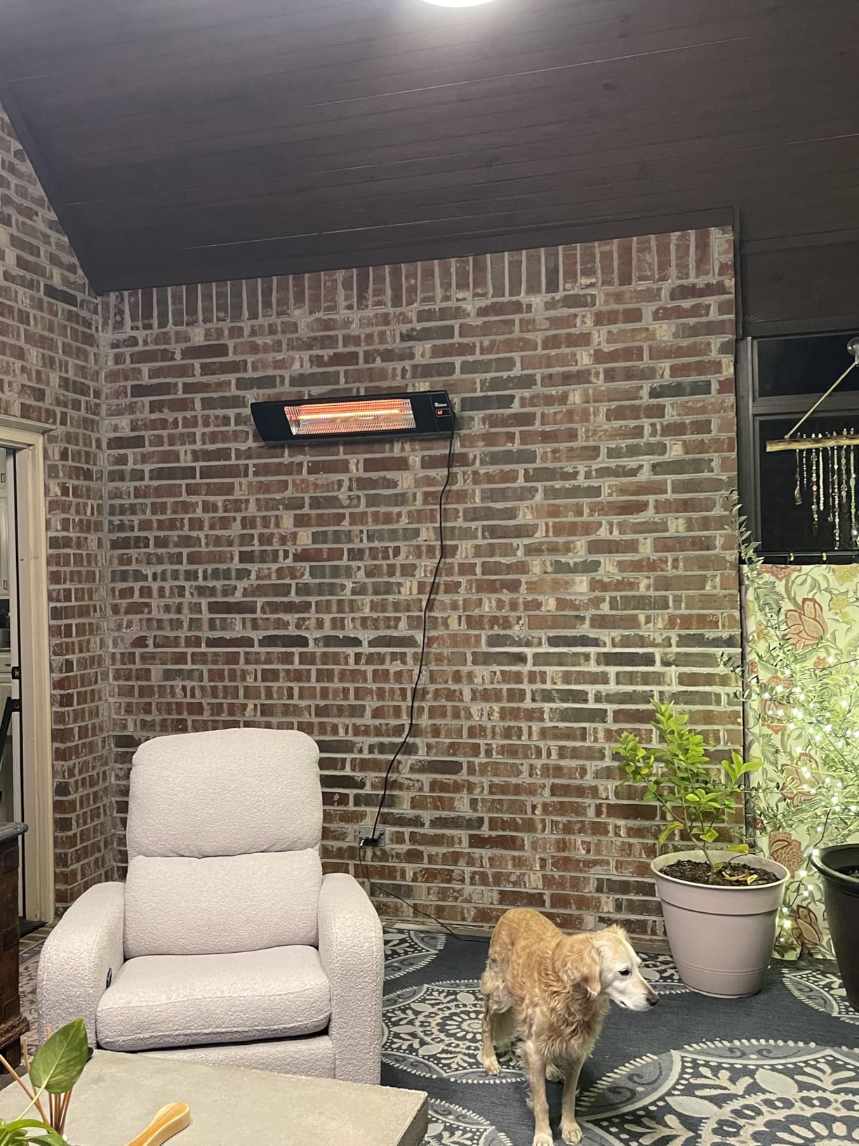 DR. INFRARED HEATER DR-239 3000W Indoor & Outdoor Infrared Patio Heater, Wall or Ceiling Mount, IP55 Weatherproof, Commercial or Residential, 220V-240V Electric Heater with Remote & Mounting Kit customer photo 1