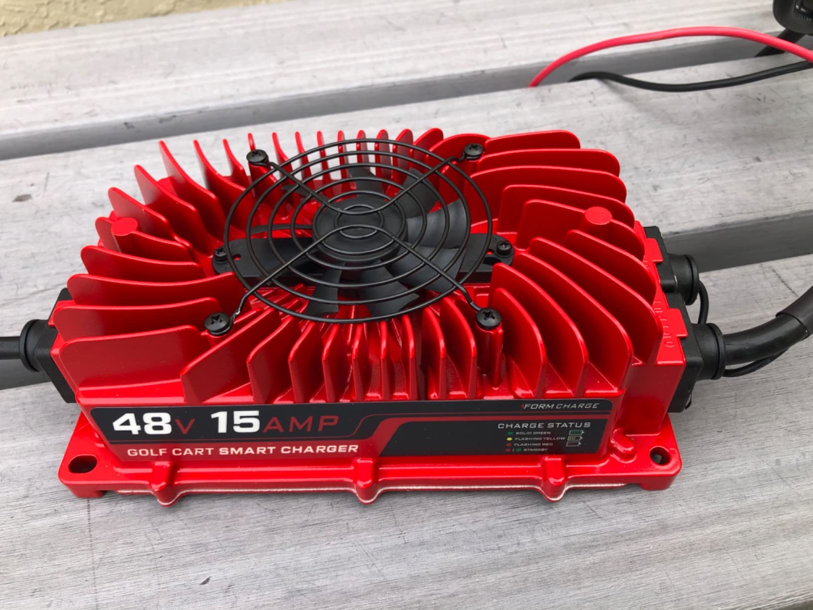 FORM 48 Volt Onboard Golf Cart Battery Charger - 48V 15AMP Lead Acid Battery Charger customer photo 2
