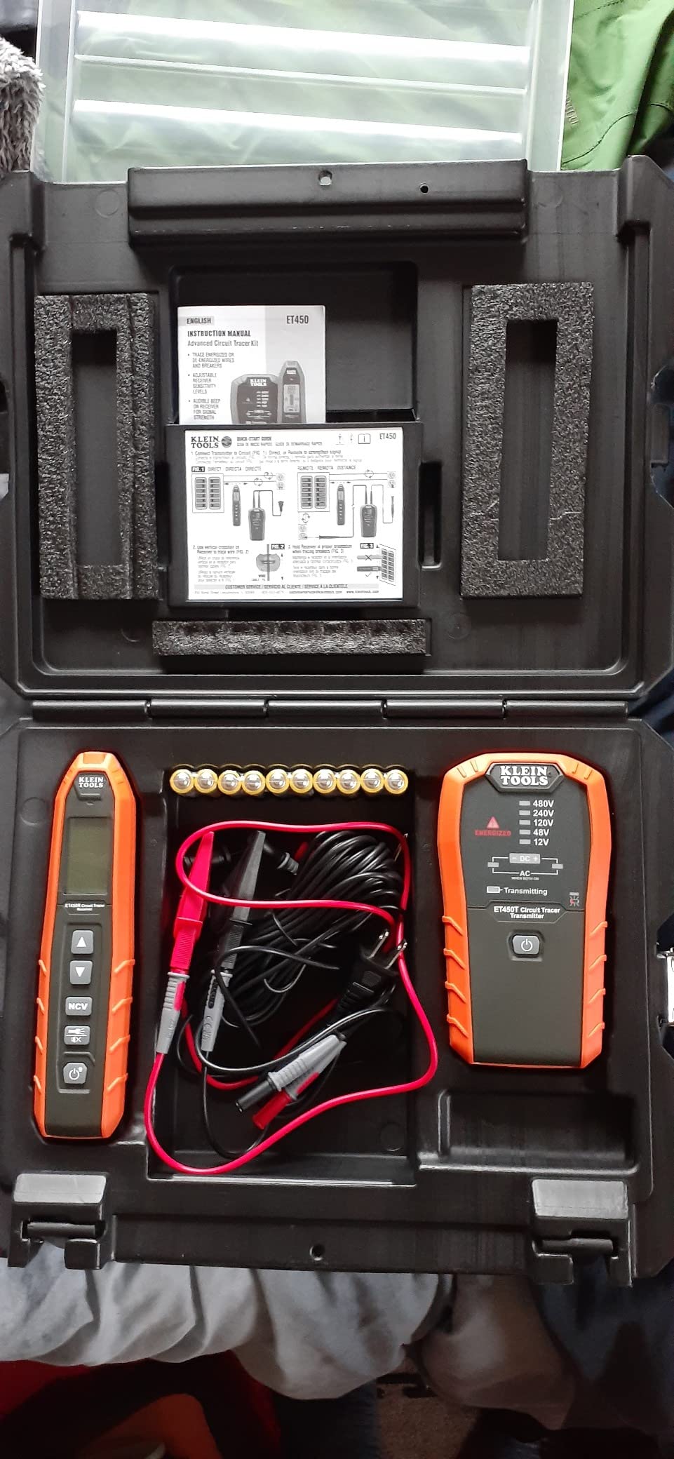 Klein Tools ET450 Advanced Underground Circuit Breaker Finder and Wire Tracer Kit for Energized and Non-Energized Breakers, Fuses, and Wires customer photo 1