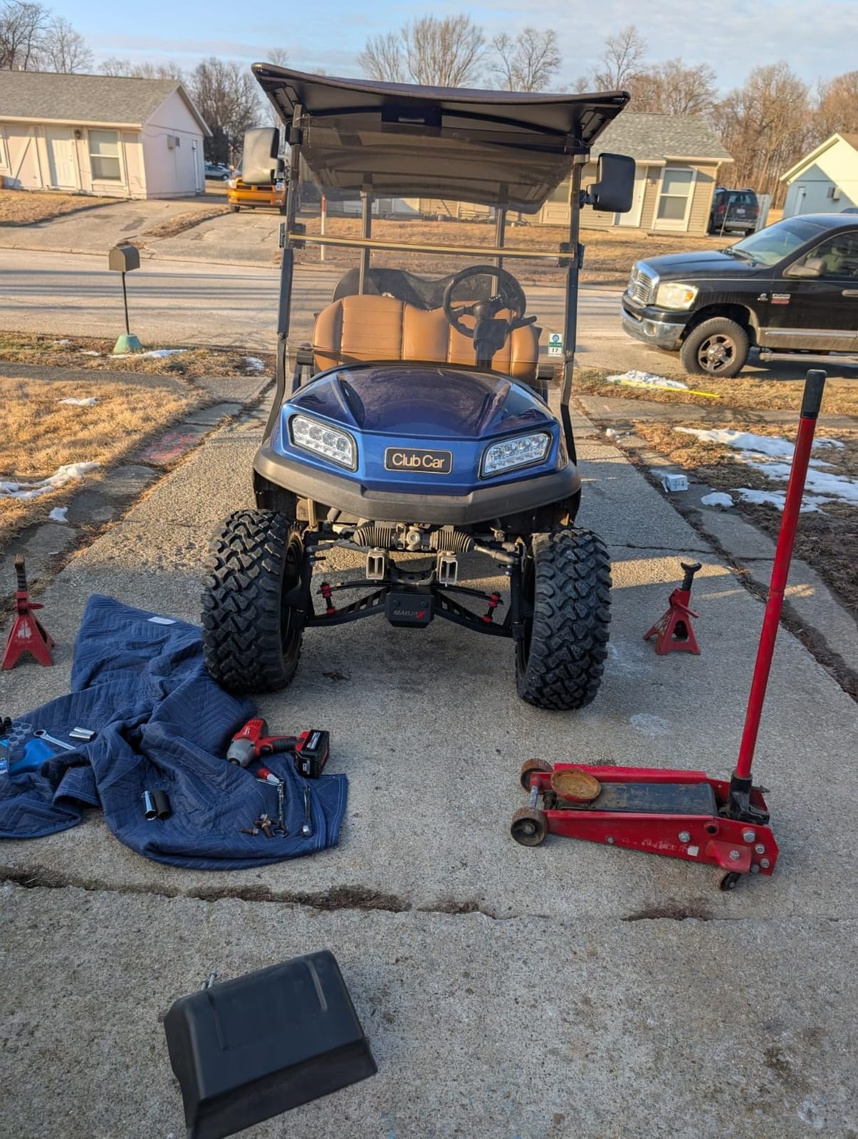 MADJAX King XD Lift Kit for Club Car Precedent Golf Cart | Also Compatible with 2017-Up Club Car Onward and 2018-Up Club Car Tempo Models - 6 Inch customer photo 2