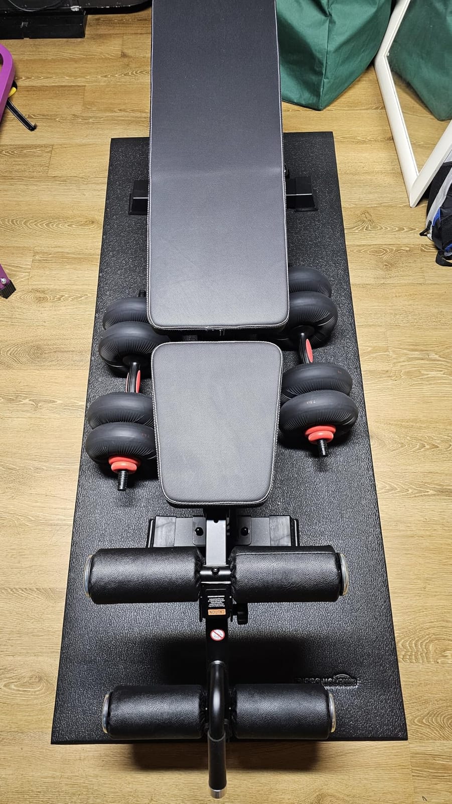 Adjustable Weight Bench, Commercial Grade 1200LB Workout Bench Press Set for Home Gym Strength Training Exercise, Incline Bench with 12+3 Adjustable Backrest&Seat Positions customer photo 2