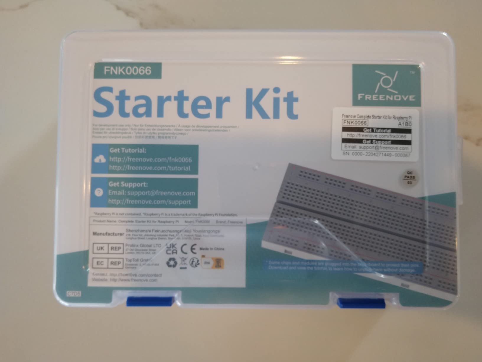 Freenove Complete Starter Kit for Raspberry Pi 5 4 B 3 B+ 500 Zero 2 W, 1170-Page Tutorial, Python C Java Scratch Processing Code, 386 Items, 164 Projects, Camera Speaker (Raspberry Pi NOT Included) customer photo 1