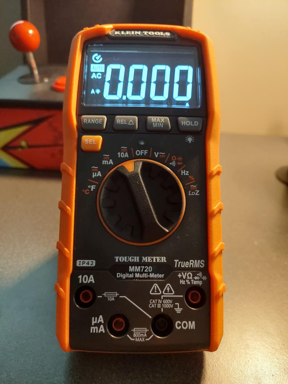 Klein Tools MM720 Digital Multimeter, Auto-Ranging TRMS, Low Impedance (LoZ), 1000V AC/DC Voltage, 10A AC/DC Current, 60 MOhms Resistance customer photo 1