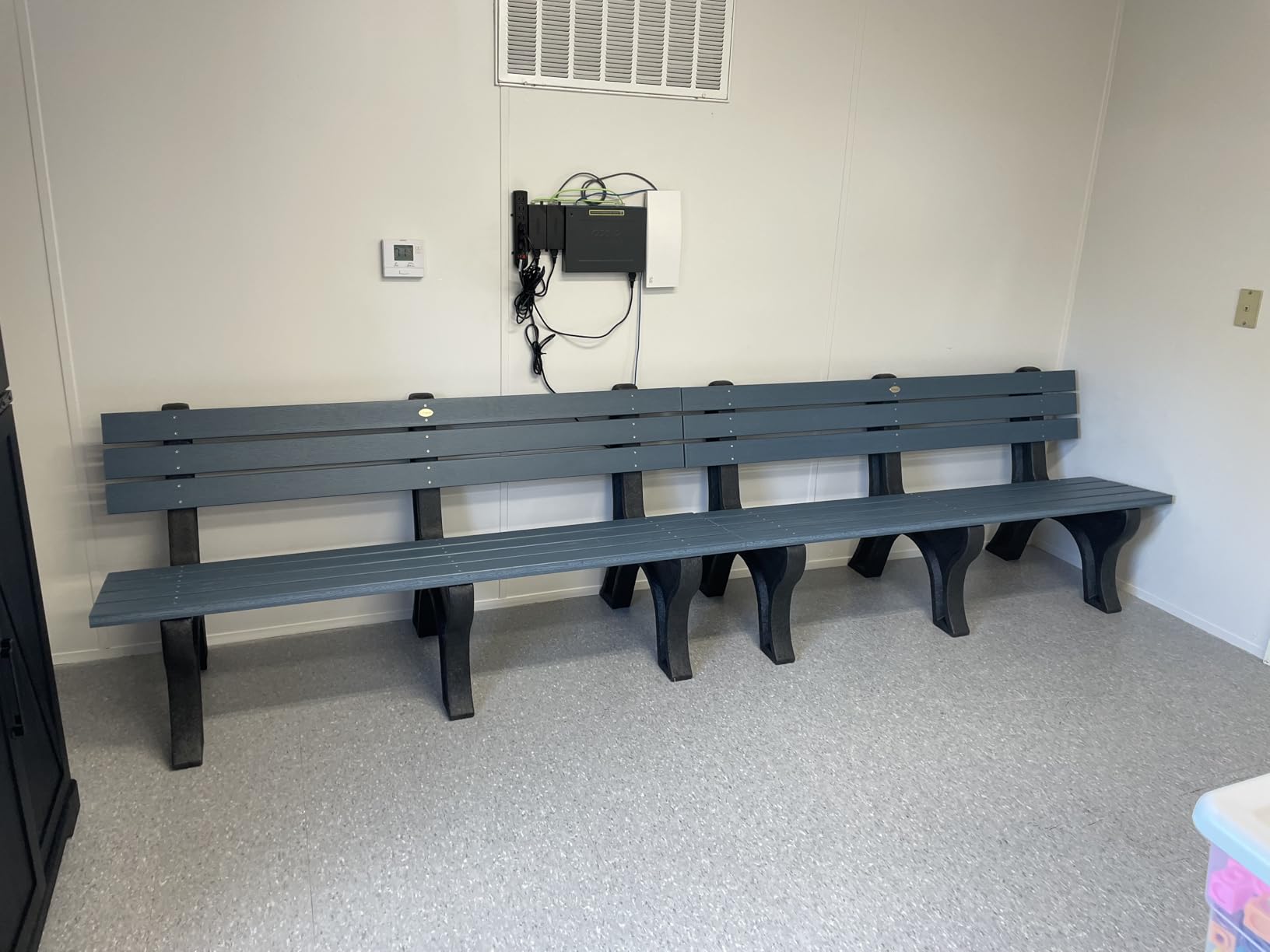 Aurora Traditional 6 ft Park Bench, Nantucket Blue customer photo 1