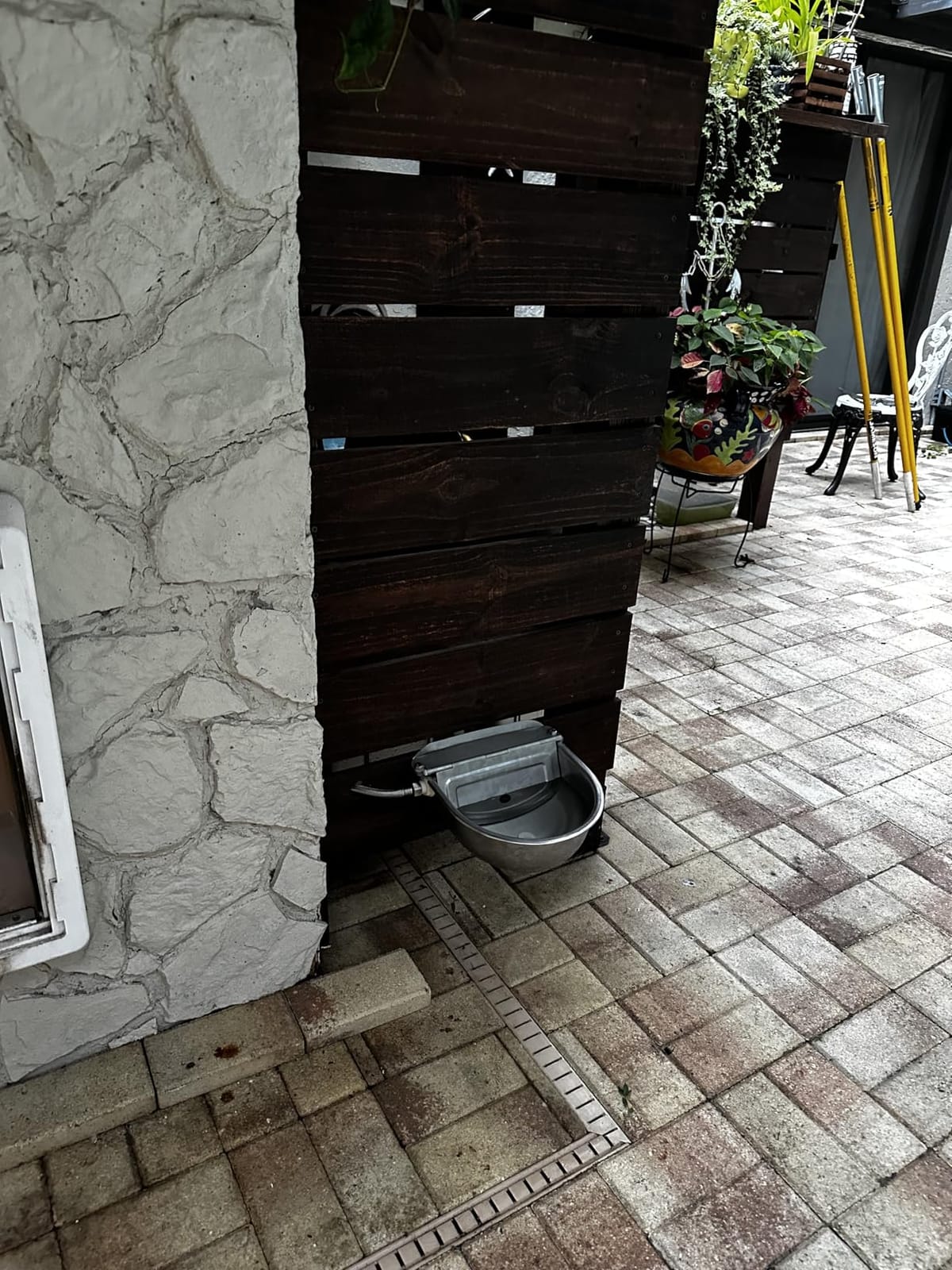 Automatic Water Dispenser for Dog Water Bowl Dispenser Large Size Stainless-Steel Waterer Feeder Self Filling Water Trough for Poultry and Livestock customer photo 2