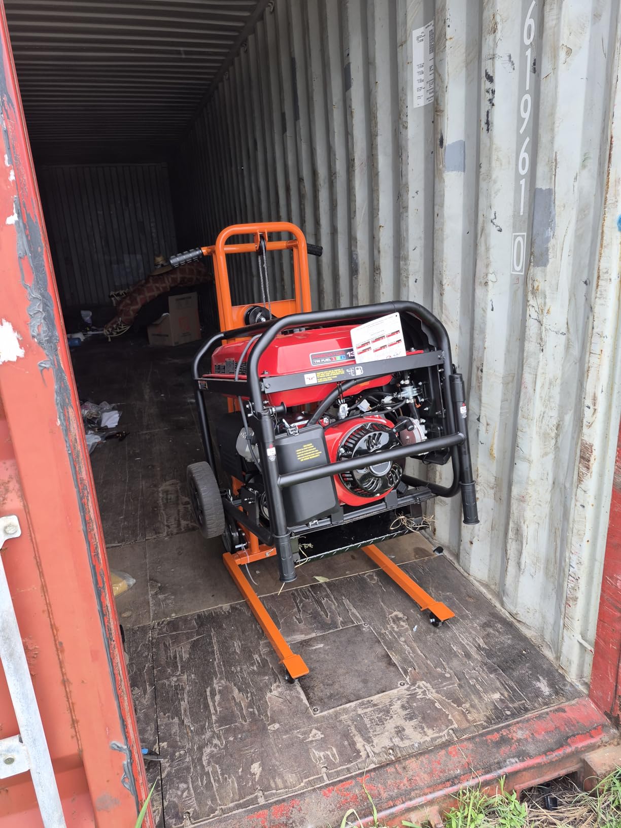 SuperHandy Material Lift Stacker, 330 lb Capacity, 40-Inch Lift | Portable material lift for warehouse, shop and loading tasks customer photo 2