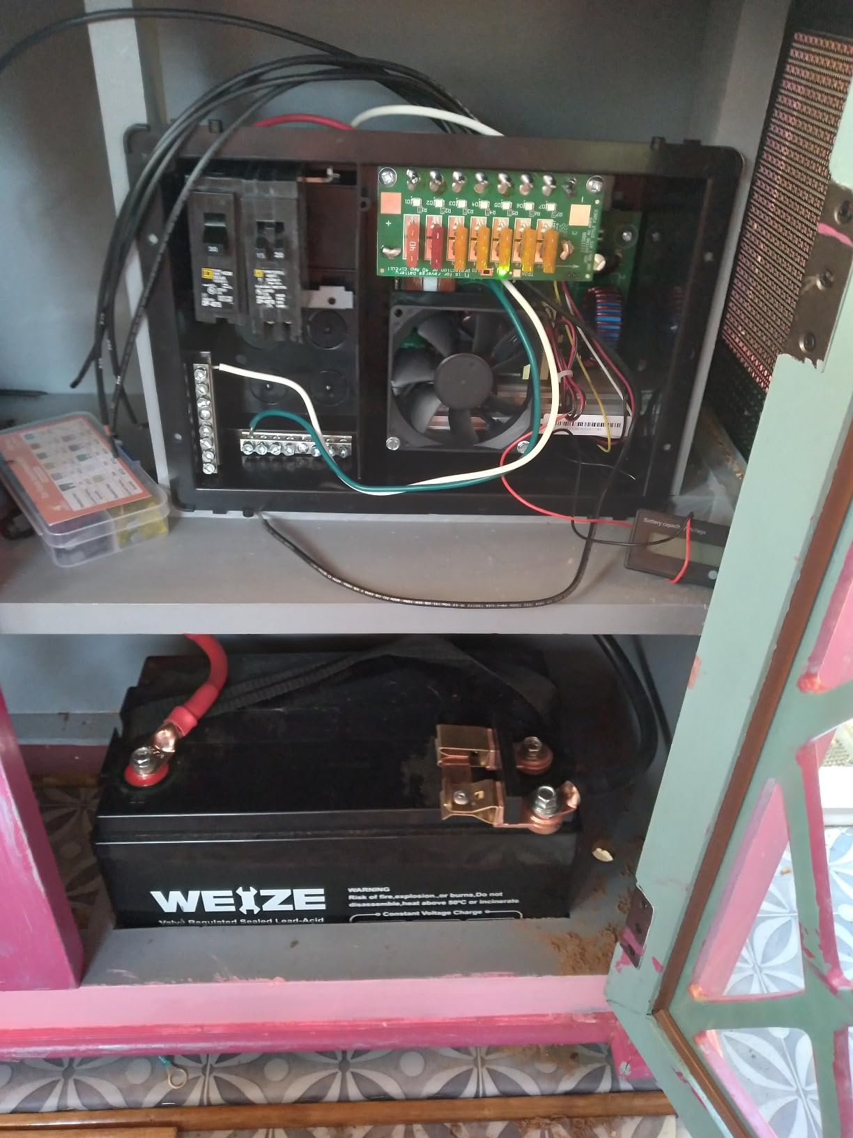WEIZE 12V 100Ah Deep Cycle Battery, Group Size 31 Battery for RV, Solar, Camping, Cabin, Marine and Off-Grid System, 1150A Max Discharge Current, 3% Self-Discharge Rate customer photo 1