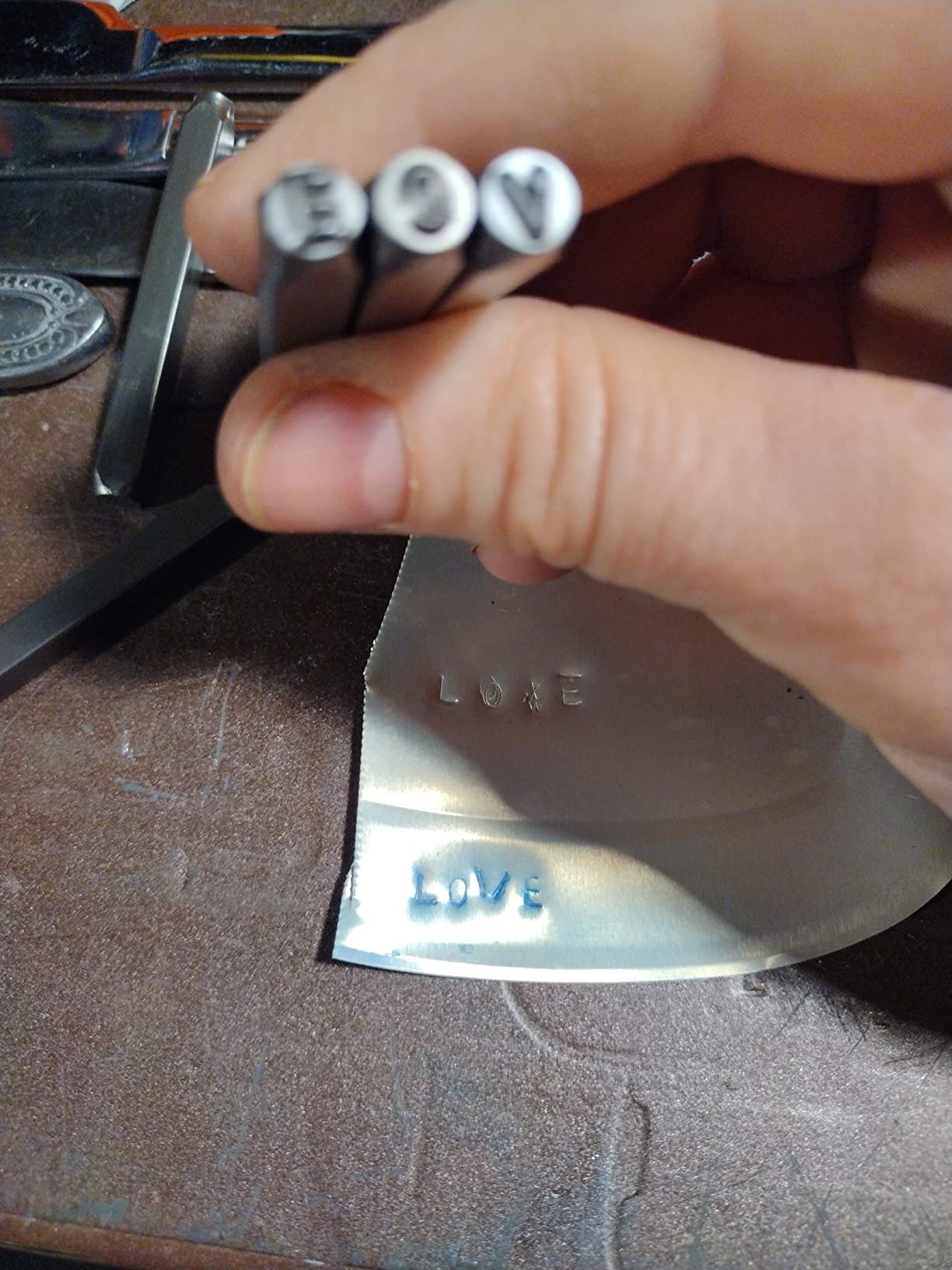 74pcs Metal Stamping Kit, with 1/8