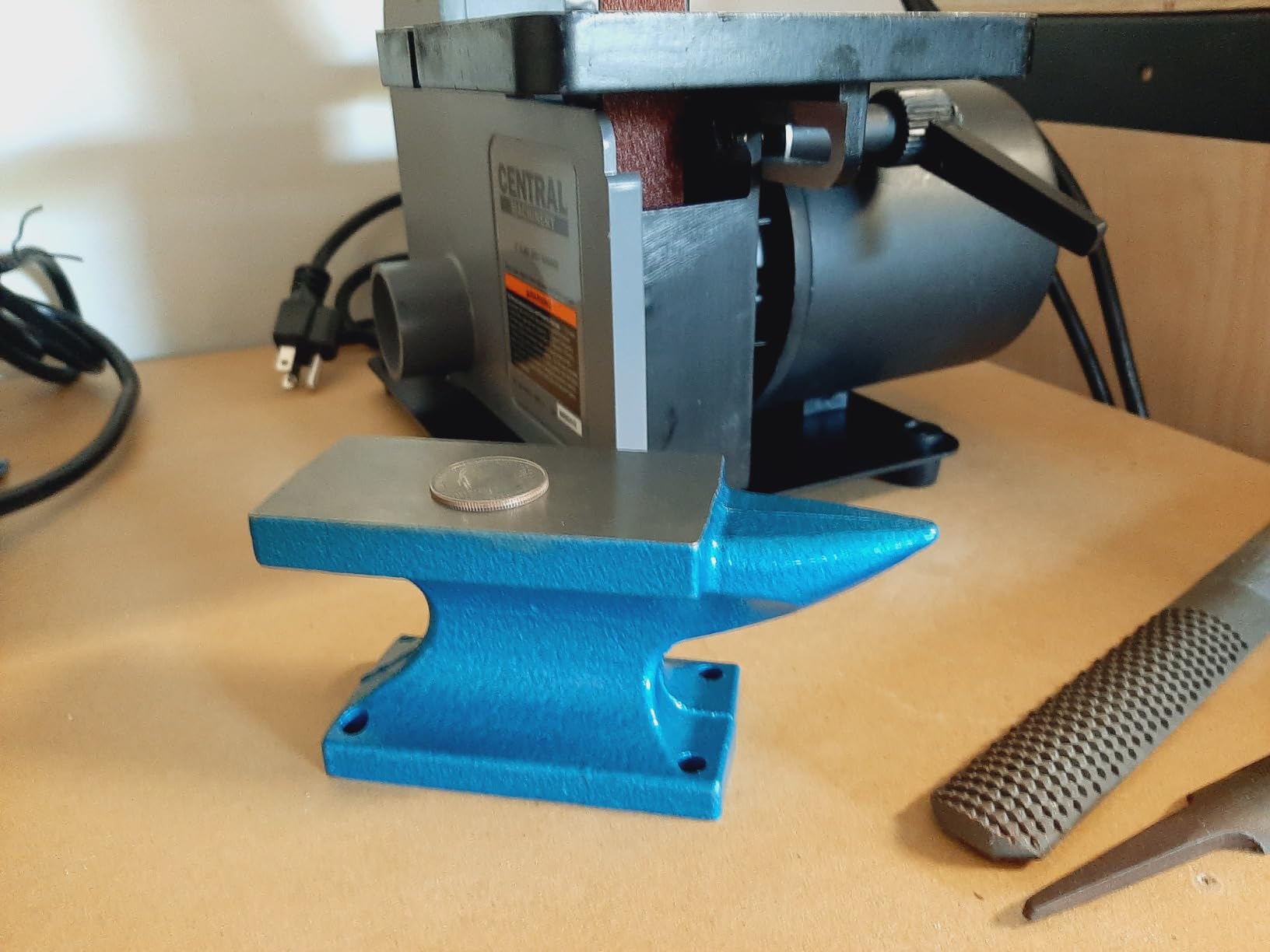 HimaPro Single Horn Anvil for Blacksmith Blue - Cast Iron Anvil - A Wonderful Tool for Jewelry Making and Metal Stamping (24 LBS) customer photo 1