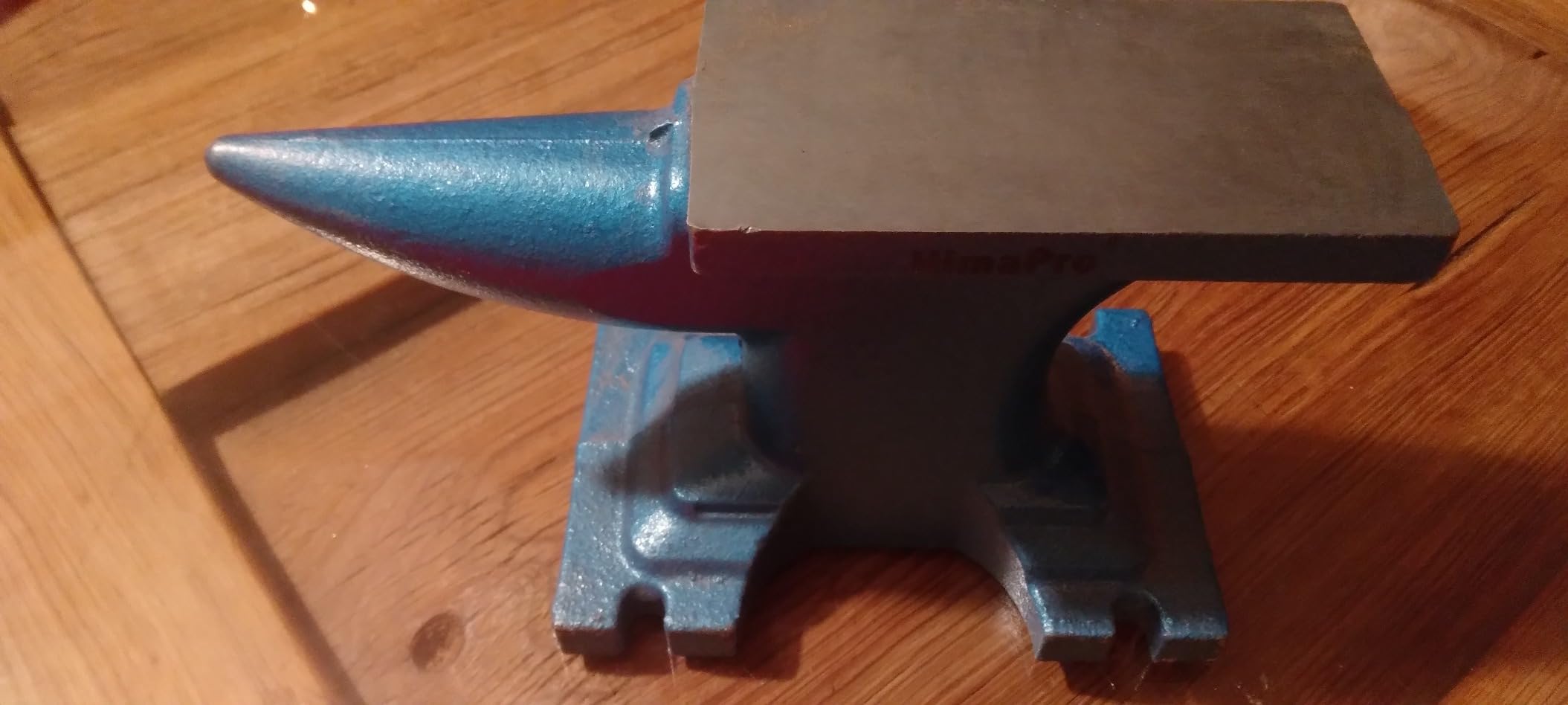HimaPro Single Horn Anvil for Blacksmith Blue - Cast Iron Anvil - A Wonderful Tool for Jewelry Making and Metal Stamping (24 LBS) customer photo 2