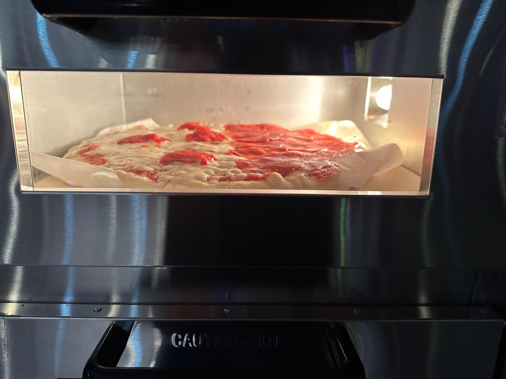 CROSSON ETL listed Commercial Double Deck 16 inch Countertop Electric Pizza Oven with pizza stone, Multipurpose Indoor Pizza oven for Restaurant use, 120V/3200W customer photo 2
