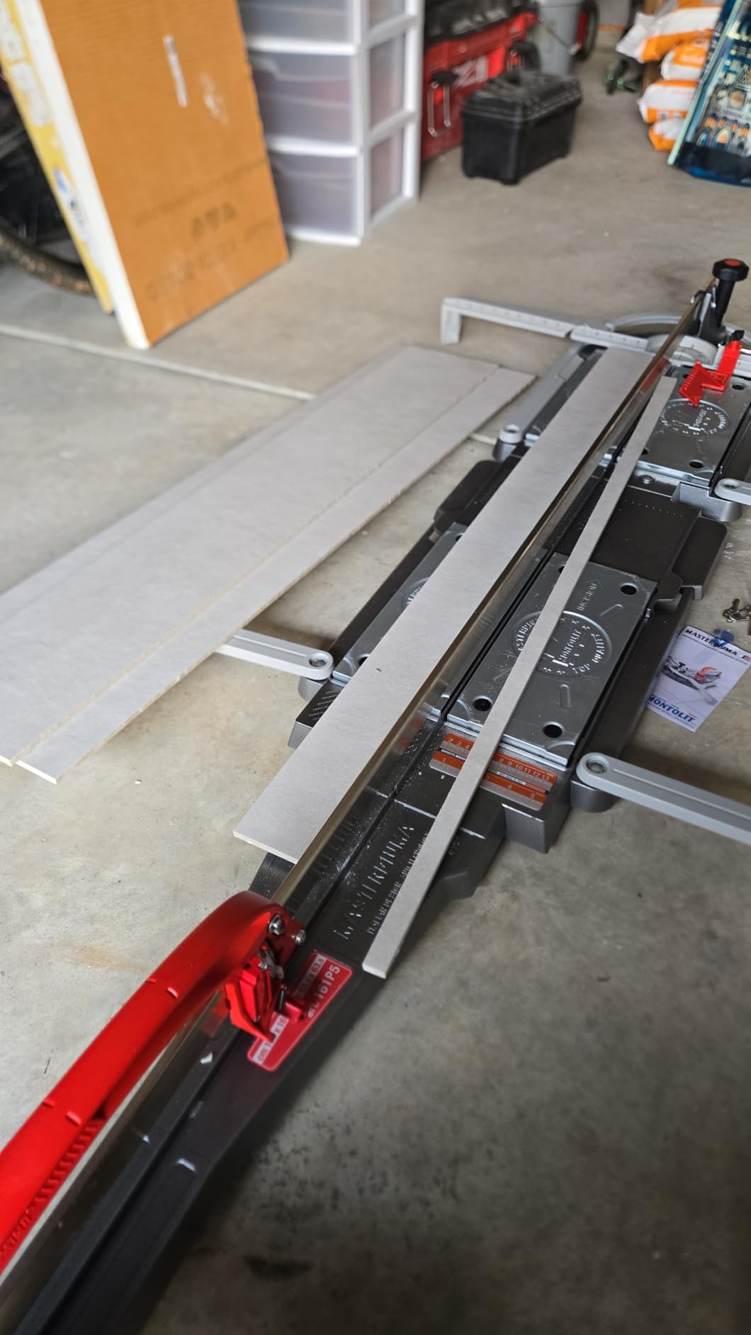 Montolit Masterpiuma 63P5 Power 5 Ergonomic Manual Tile Cutter 24.5