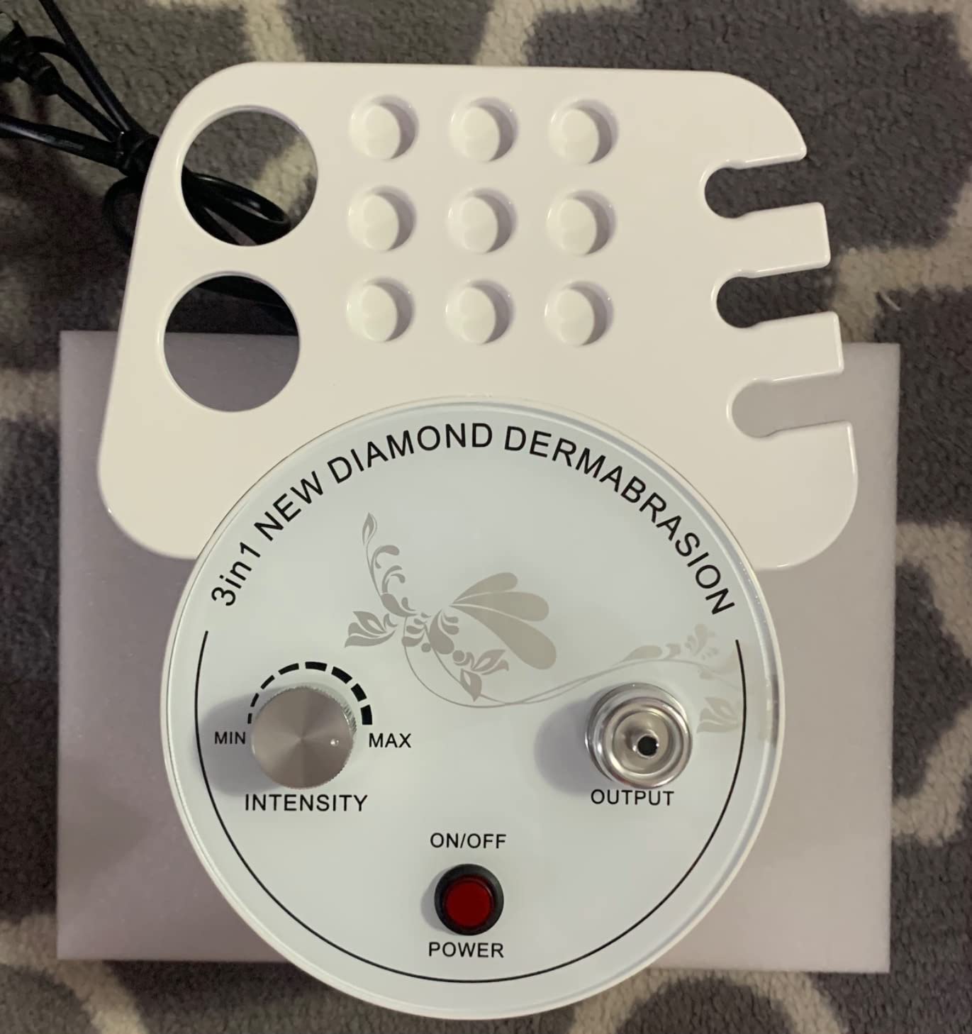 3 in 1 Diamond Microdermabrasion Machine, Professional Microdermabrasion Device with Vacuum Spray, Beauty Facial Skin Care Dermabrasion Equipment for Salon Personal Home Use customer photo 1