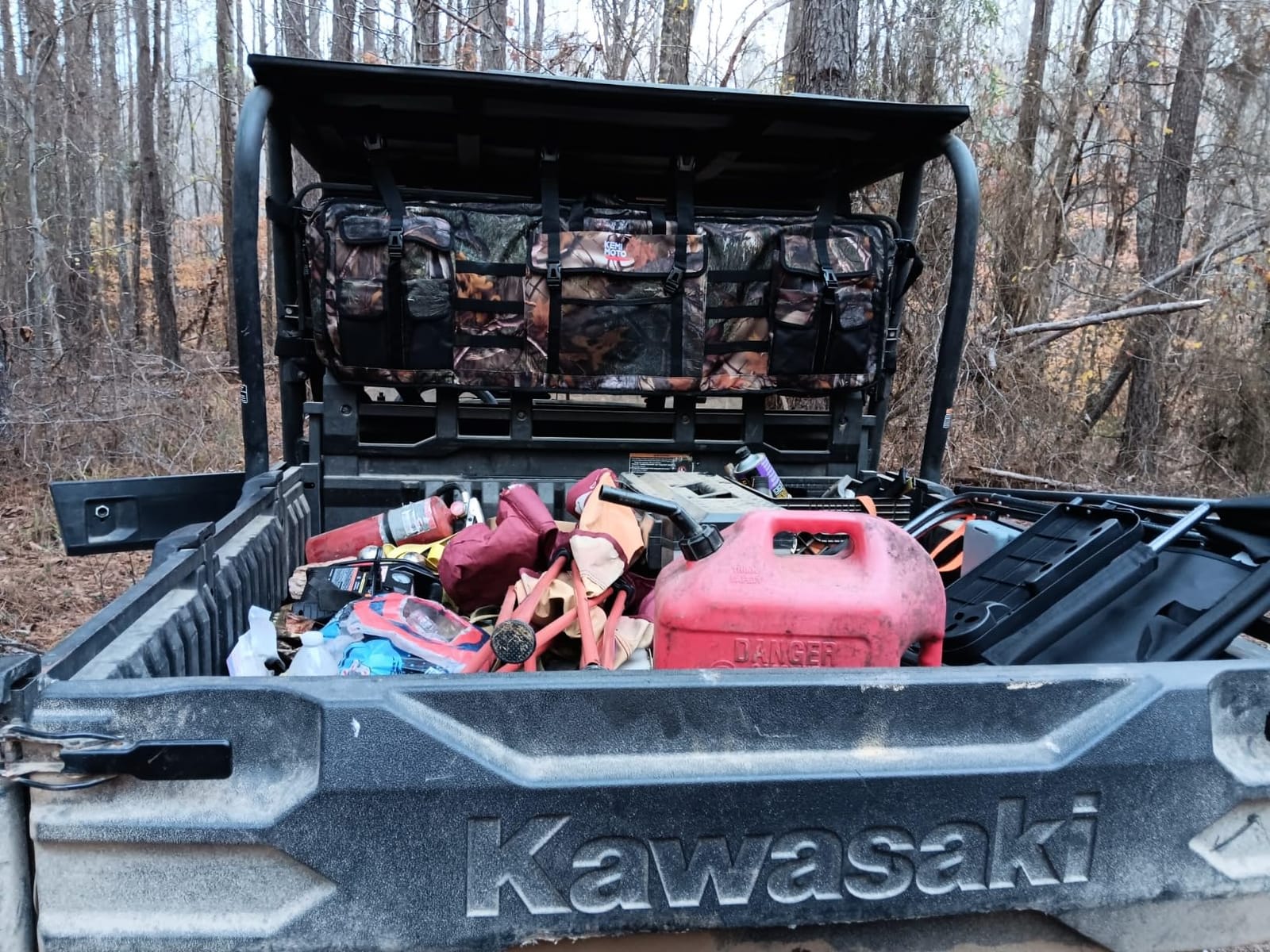 KEMIMOTO UTV Double Tool Bag, Hunting Tool Holder Rack Soft Carrier Case customer photo 1