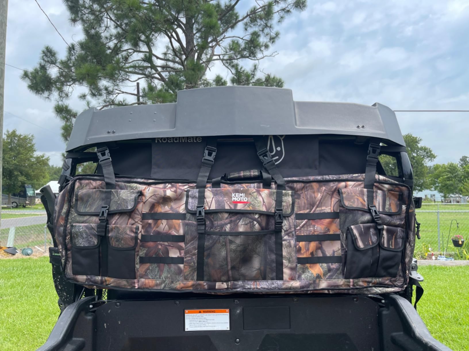 KEMIMOTO UTV Double Tool Bag, Hunting Tool Holder Rack Soft Carrier Case customer photo 2