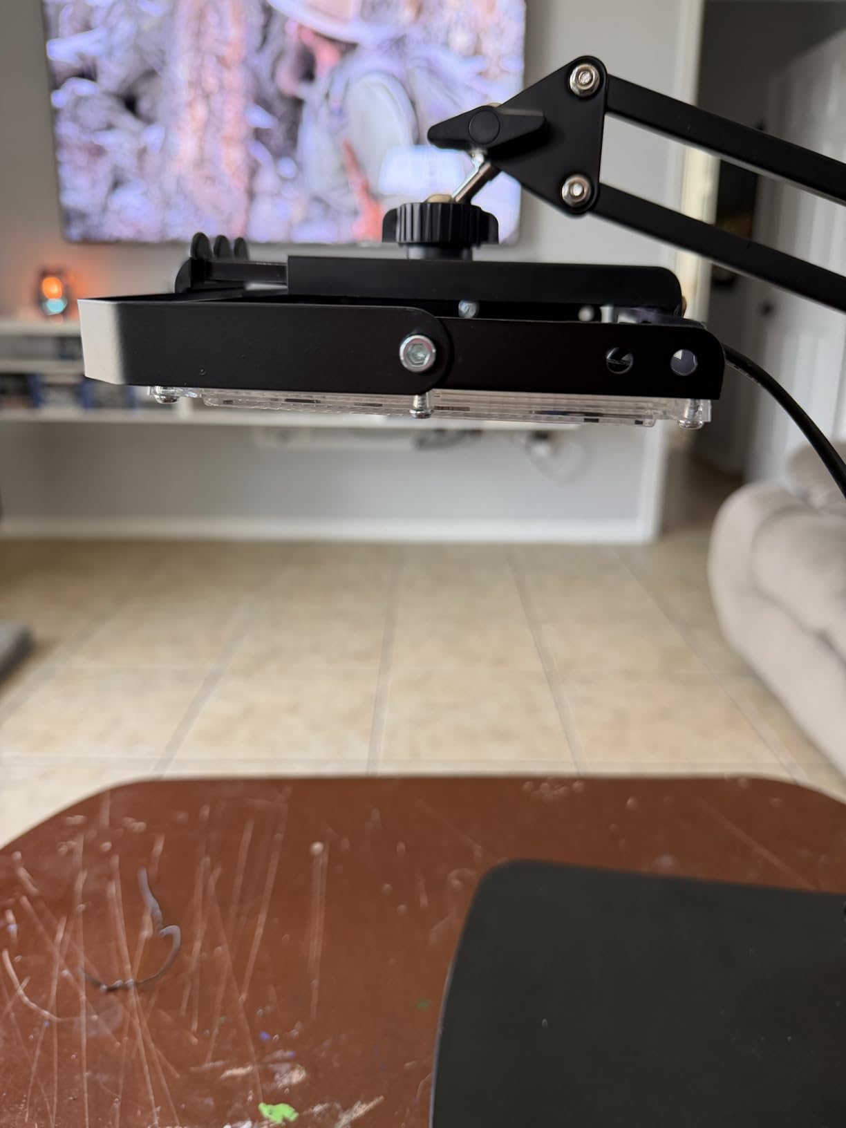 Dorhui 96 LEDs UV Exposure Unit for Screen Printing, 395nm UV Exposure Light for Photo Emulsion, Cyanotype and Resin, Adjustable Stand, Aluminum Housing, Grounded 3-Prong Plug customer photo 1