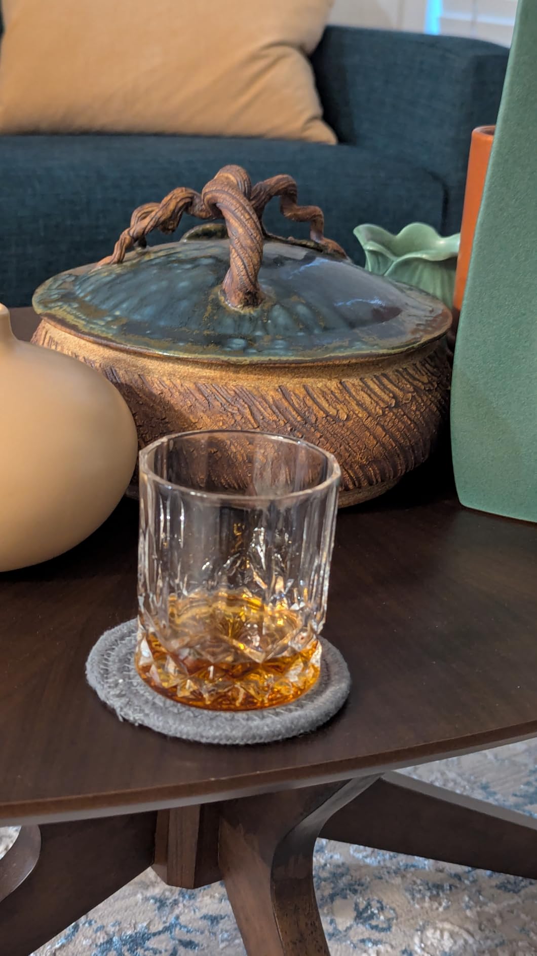 Qipecedm Drinking Glasses, 8 Piece Crystal Glass Cups, Mixed Glassware Set, 4 pcs Crystal Old Fashioned 11oz Highballs and 4 pcs 11oz Whiskey Glasses, Great for Cocktail, Whisky and other Beverages customer photo 2
