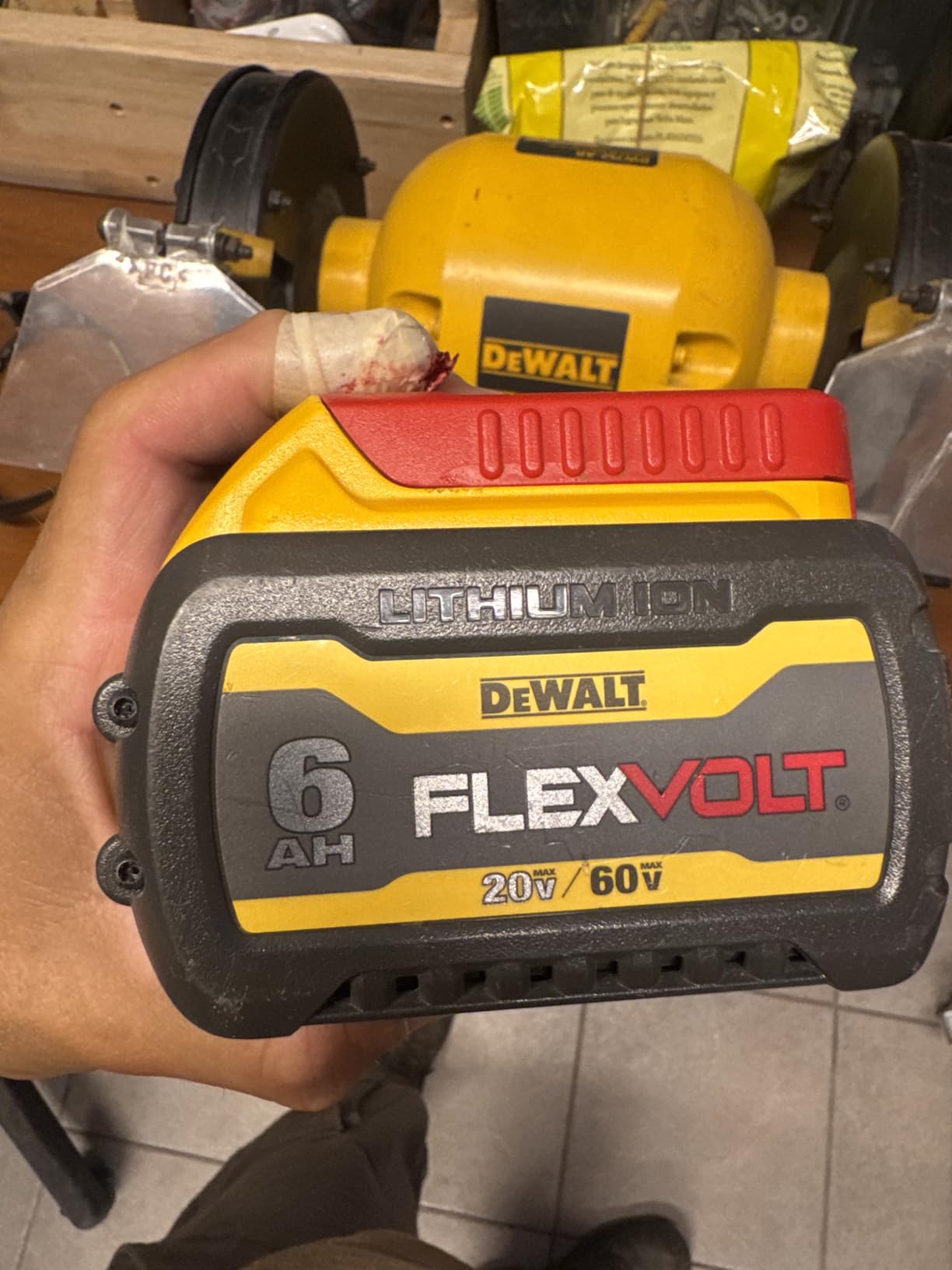 DEWALT 20V MAX* Belt Sander, Cordless, Brushless, Tool Only (DCW220B), Variable Speed, Dust Collection customer photo 1