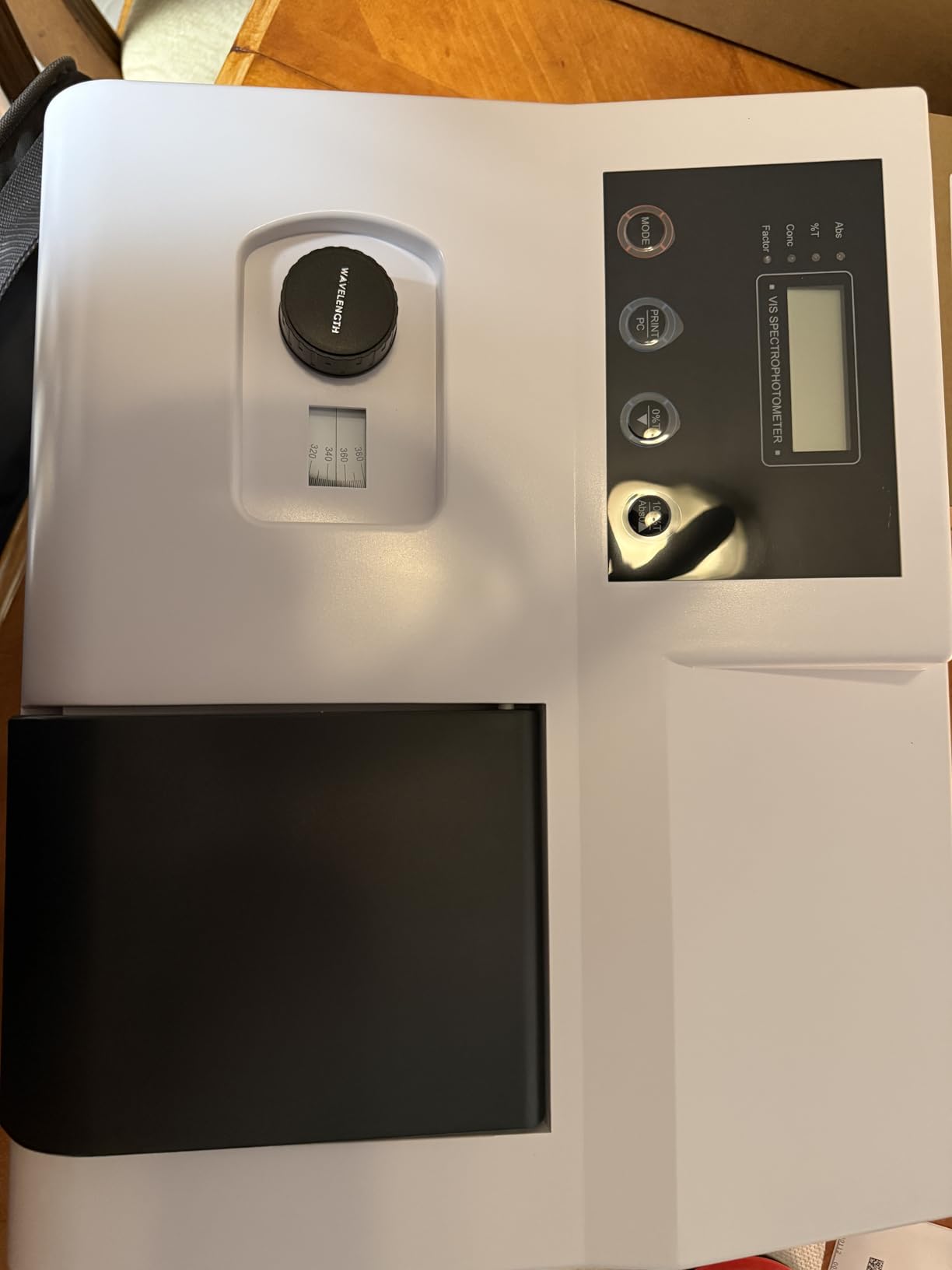 GOYOJO Portable Spectrophotometer 721, LDC Digital Lab Visible Spectrophotometer 350-1020nm Lamp, 6nm Tungsten Lamp Laboratory Analytical Equipment Spectrometer 110V customer photo 1