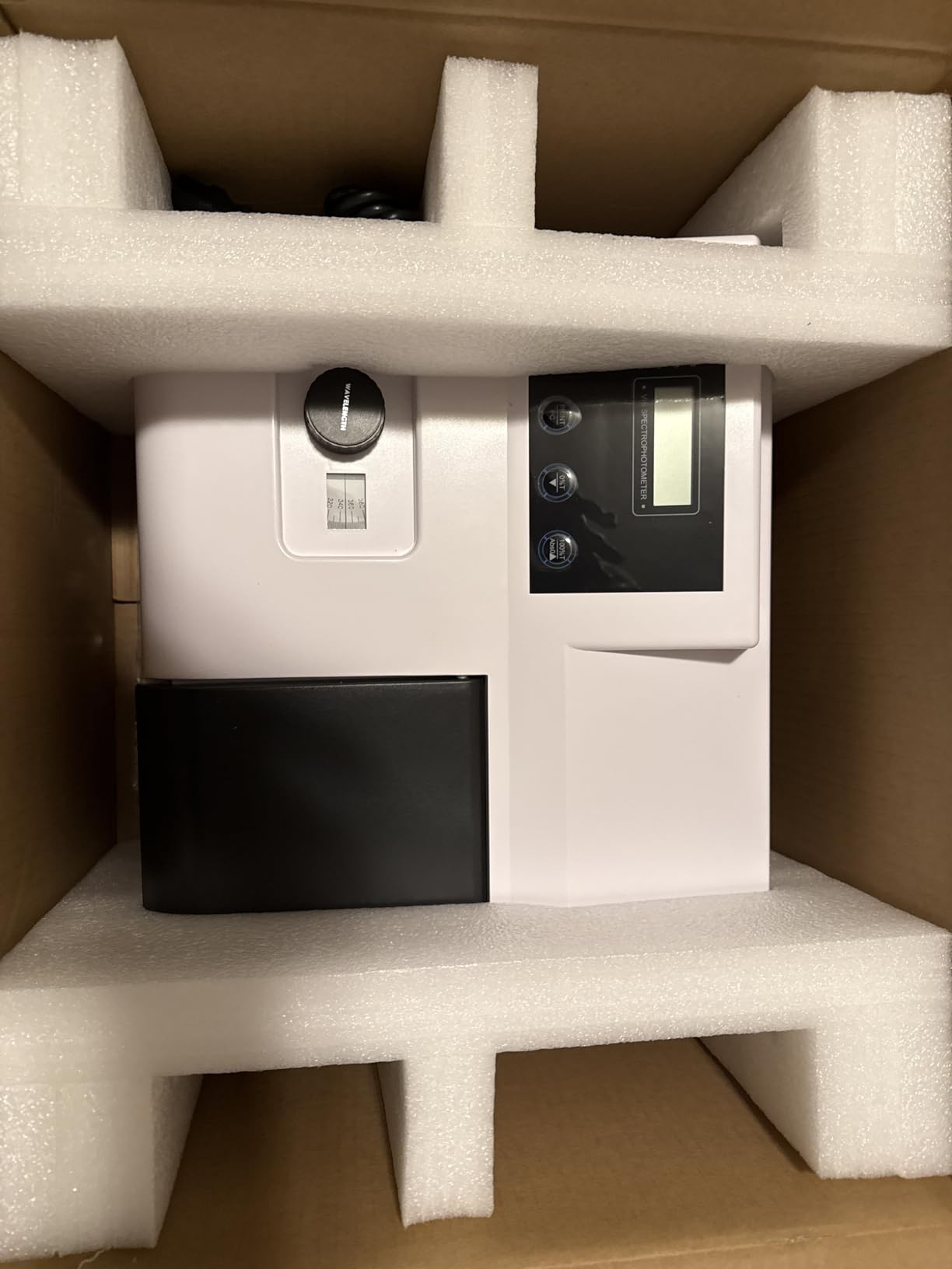GOYOJO Portable Spectrophotometer 721, LDC Digital Lab Visible Spectrophotometer 350-1020nm Lamp, 6nm Tungsten Lamp Laboratory Analytical Equipment Spectrometer 110V customer photo 2