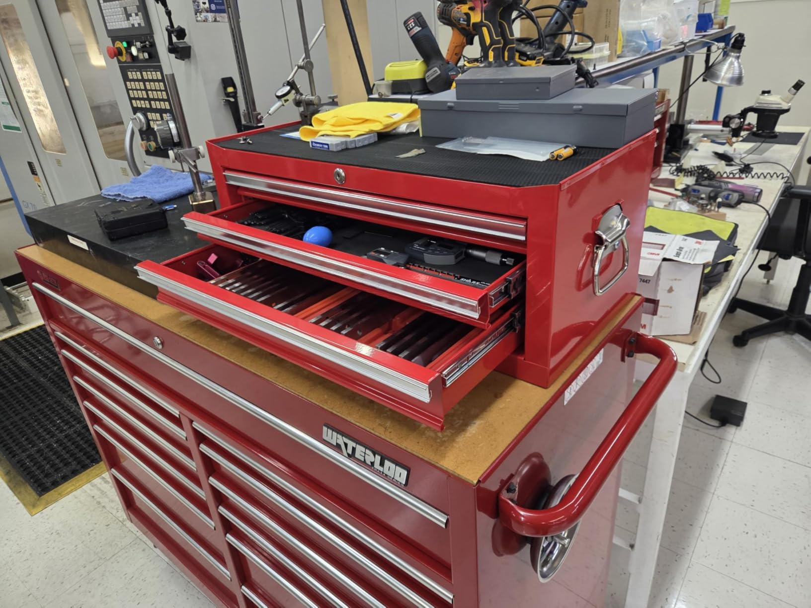 Workington Industrial 3 Drawers Portable Metal Intermediate Box, 26