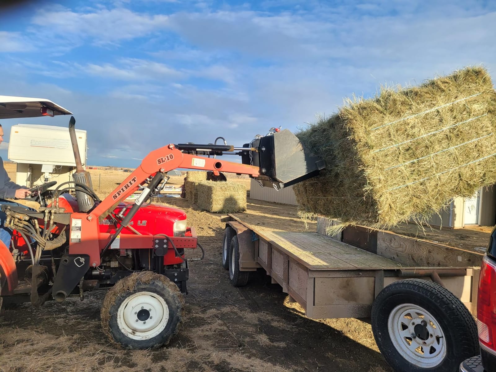 YINTATECH Dual Hay Bale Spear 49