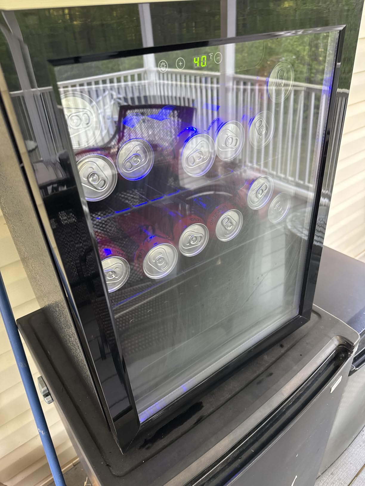 Antarctic Star Beverage Refrigerator Cooler 68 Can, Mini Fridge with Glass Door for Beer Drinks Wine, Freestanding Small Fridge with Electronic Temperature Control for Home and Bar, 1.7 cu.ft customer photo 1