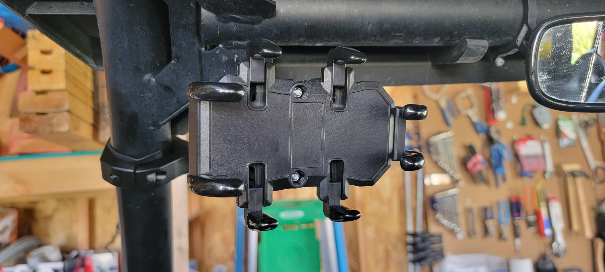 ZIDIYORUO Anti-Shake UTV Phone Mount Holder with Vibration Dampener customer photo 2
