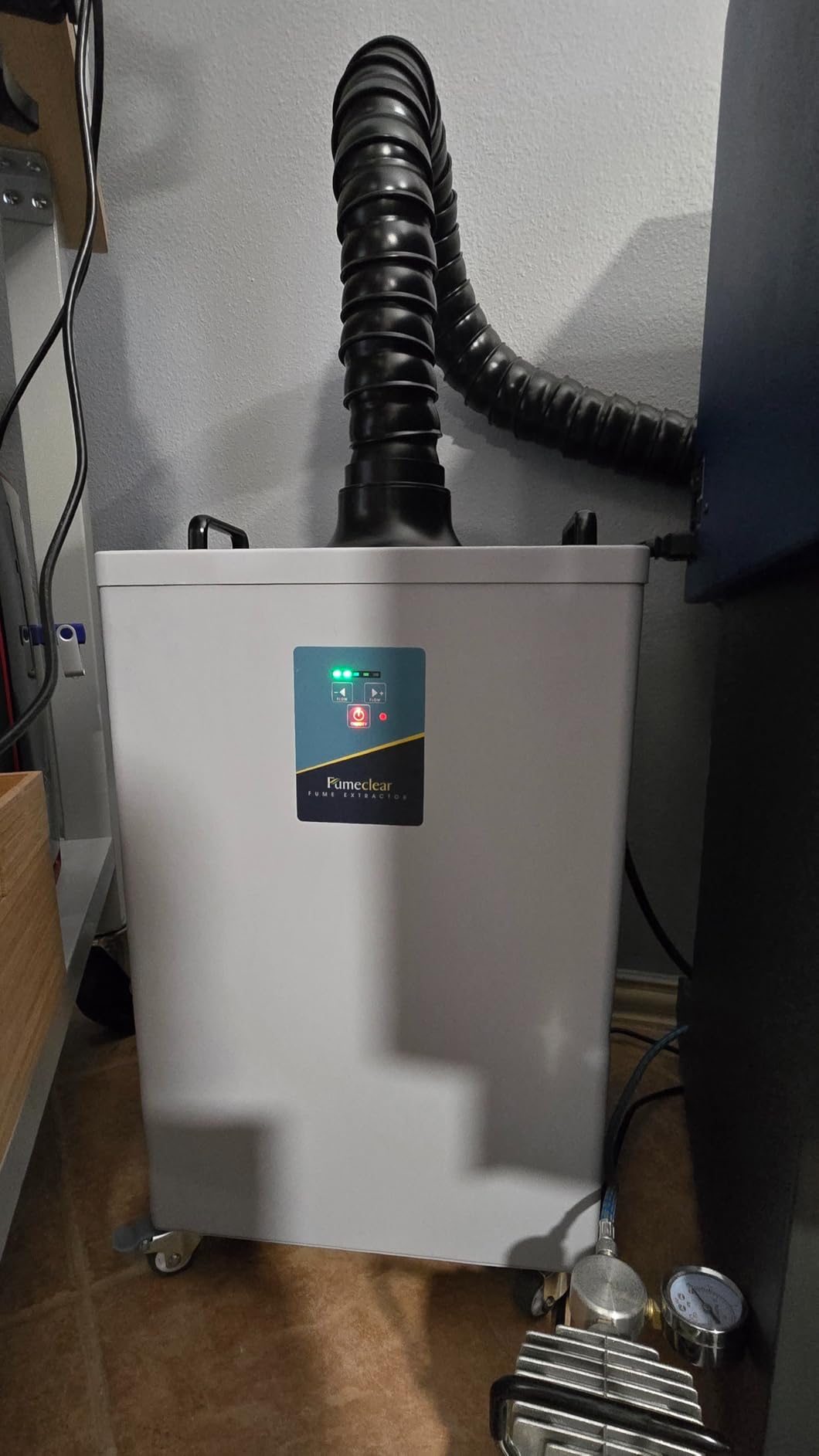 FumeClear FC-2004 Fume Extractor For 20-80W P/S/M/F Laser Engraver & Cutter | 248CFM Powerful Suction Fume & Odor Removal With Remote For Large Laser Welding, 3D/DTF Printing & Chemistry Lab, 12 Filters customer photo 1