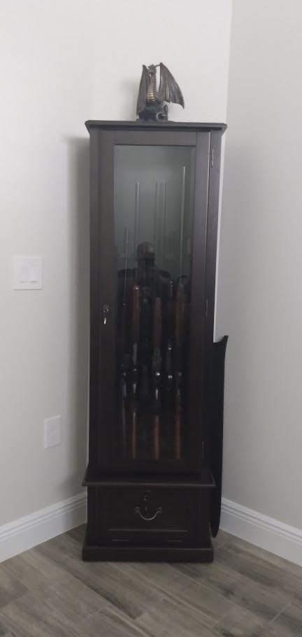 American Furniture Classics Model 650 8 Gun Cabinet with Locking Glass Door customer photo 1