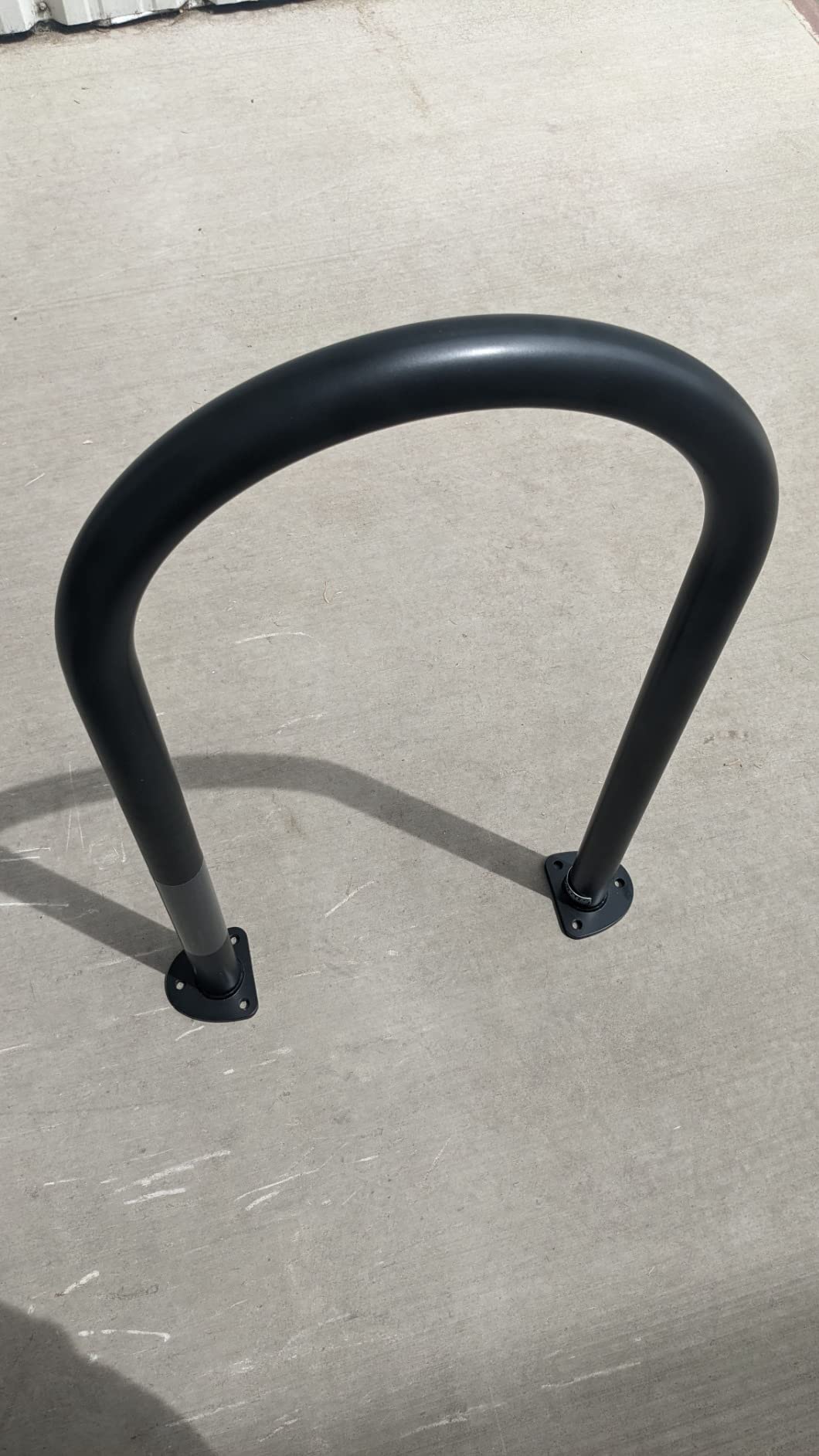 RockyMounts PostUp Outdoor Bike Rack Stand, Commercial Floor Bicycle Rack for Secure Public Parking, Includes Concrete Inserts, Anchor Bolts and Concrete Drill Bit customer photo 2