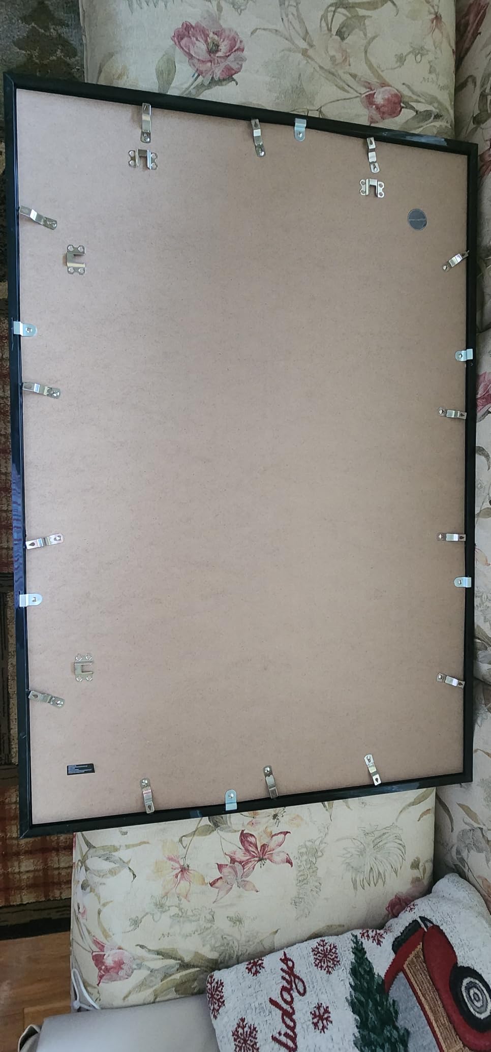Americanflat 27x40 Poster Frame - Slim Molding - Black customer photo 2