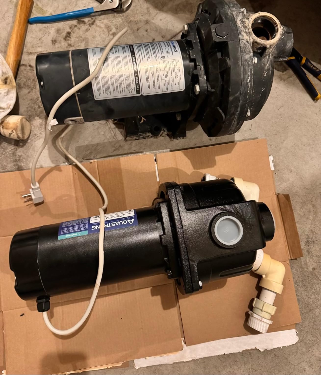 AQUASTRONG 1.5 HP Shallow Well Jet/Centrifugal Pump, 4250 GPH, 115/230V, Durable Cast Iron Booster Pump for Lawn Sprinkler, Garden Irrigation customer photo 2