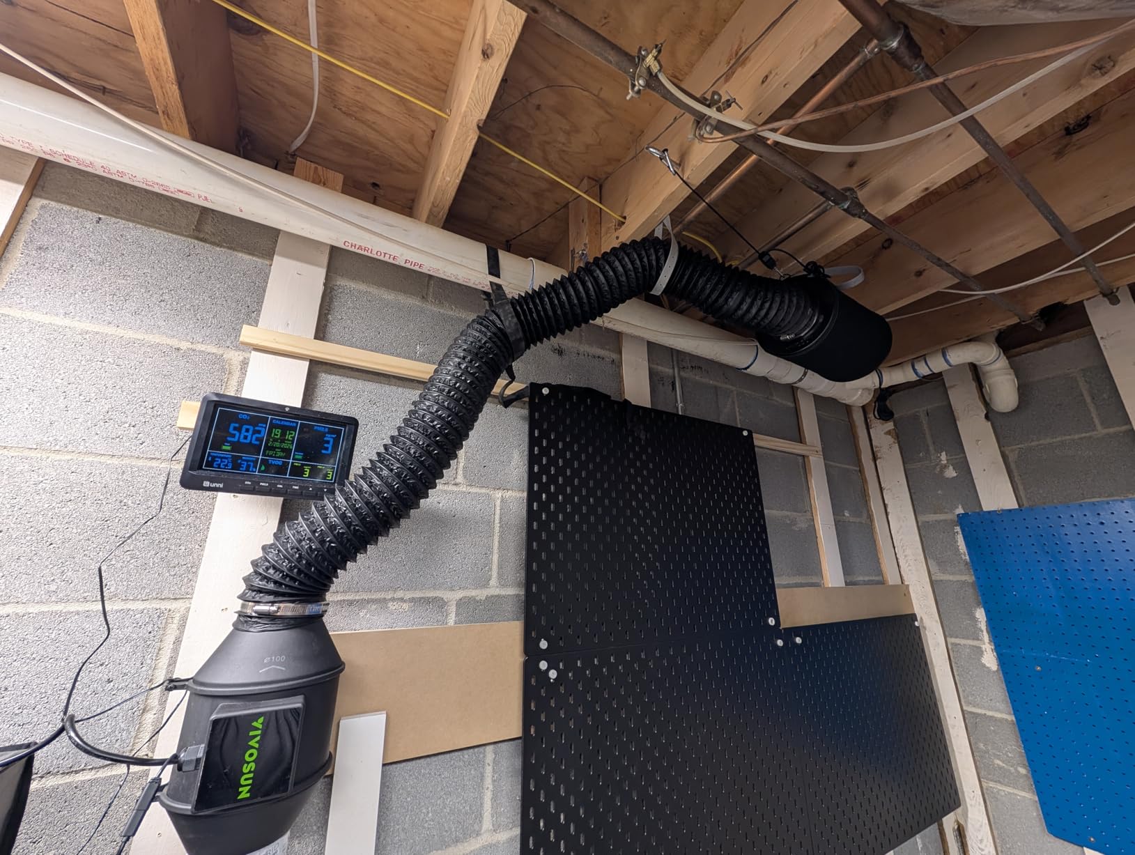 VIVOSUN G4 Air Filtration Kit, Inline Fan, Controller, Carbon Filter, Duct | AeroZesh Inline Fan, Speed Controller, Carbon Filter & 8' Ducting, Cooling Ventilation, Grow Tent, Indoor Grow, Hydroponic customer photo 1