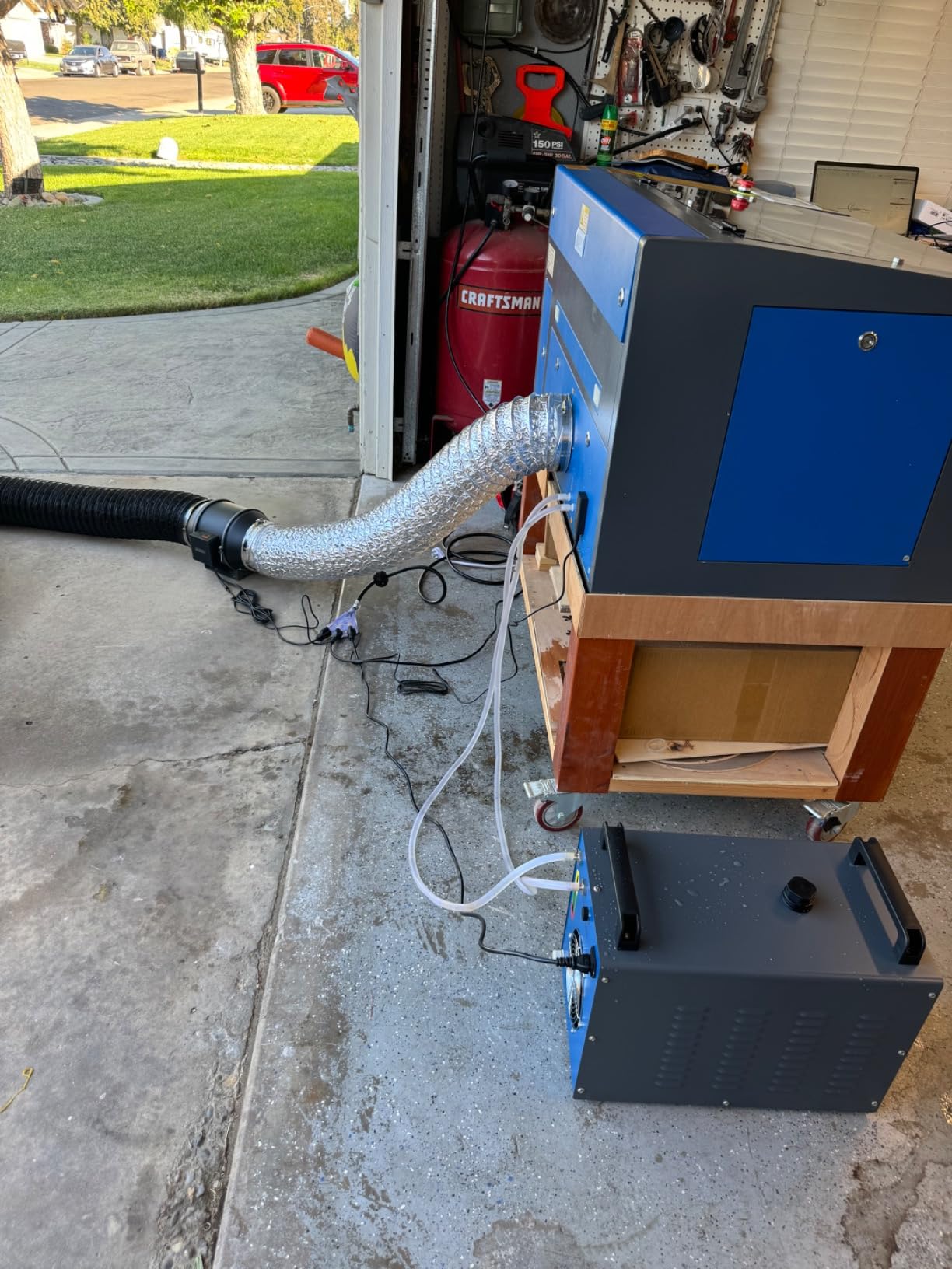 OMTech CW-3000 9L Industrial Water Chiller for CO2 Lasers up to 50W customer photo 1