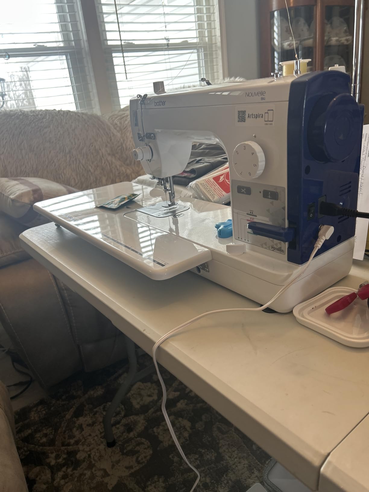 Brother PQ1600S High-Speed Straight Stitch Sewing Machine customer photo 1