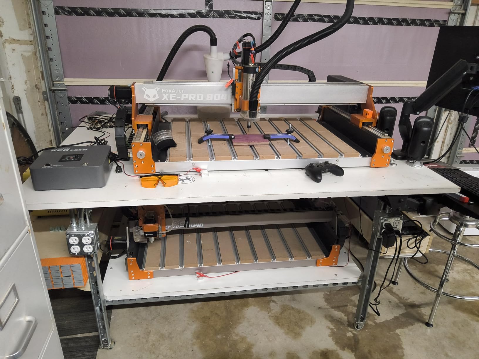 FoxAlien CNC Router Machine XE-PRO with Ball Screws, 400W Spindle 3-Axis Engraving Milling Machine for Wood Aluminum Cutting Upgradable to Linear Rails customer photo 2