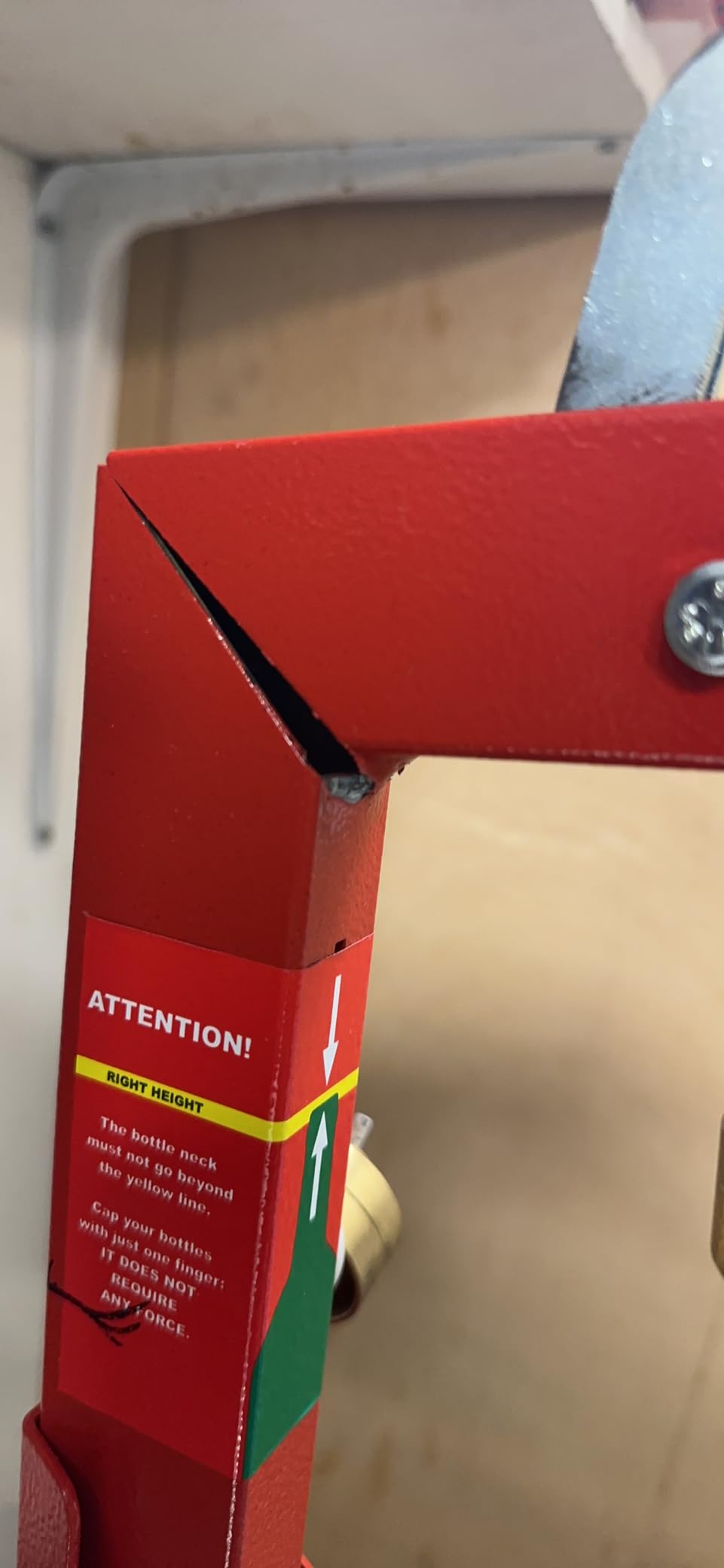 North Mountain Supply Heavy Duty Bench Bottle Capper - Compatible with 2 Sizes of Caps - All Metal - Professional Grade - Made in Italy customer photo 2