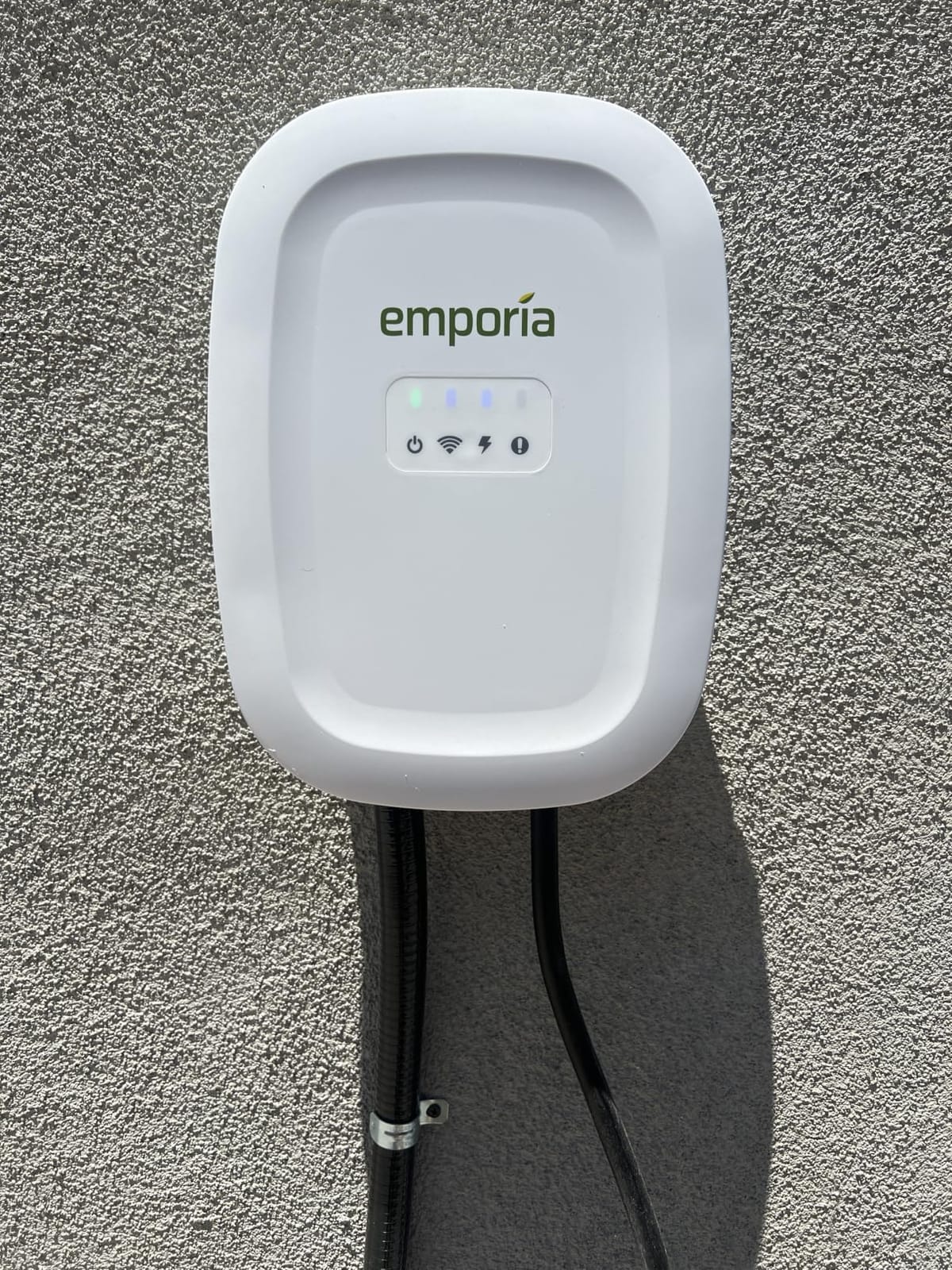 EMPORIA Level 2 EV Charger w/ J1772 Connector - 48 Amp, 240V WiFi Enabled Electric Vehicle Charging Station, 25ft Cable, Hardwired with Whip, White customer photo 2