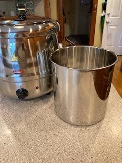 Valgus 10.5QT Electric Commercial Soup Kettle Food Warmer | Stainless Steel Hinged Lid, Detachable Pot,Temperature Control Knob for Big Family Buffet Gathering and Restaurant customer photo 1