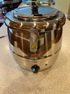 Valgus 10.5QT Electric Commercial Soup Kettle Food Warmer | Stainless Steel Hinged Lid, Detachable Pot,Temperature Control Knob for Big Family Buffet Gathering and Restaurant customer photo 2