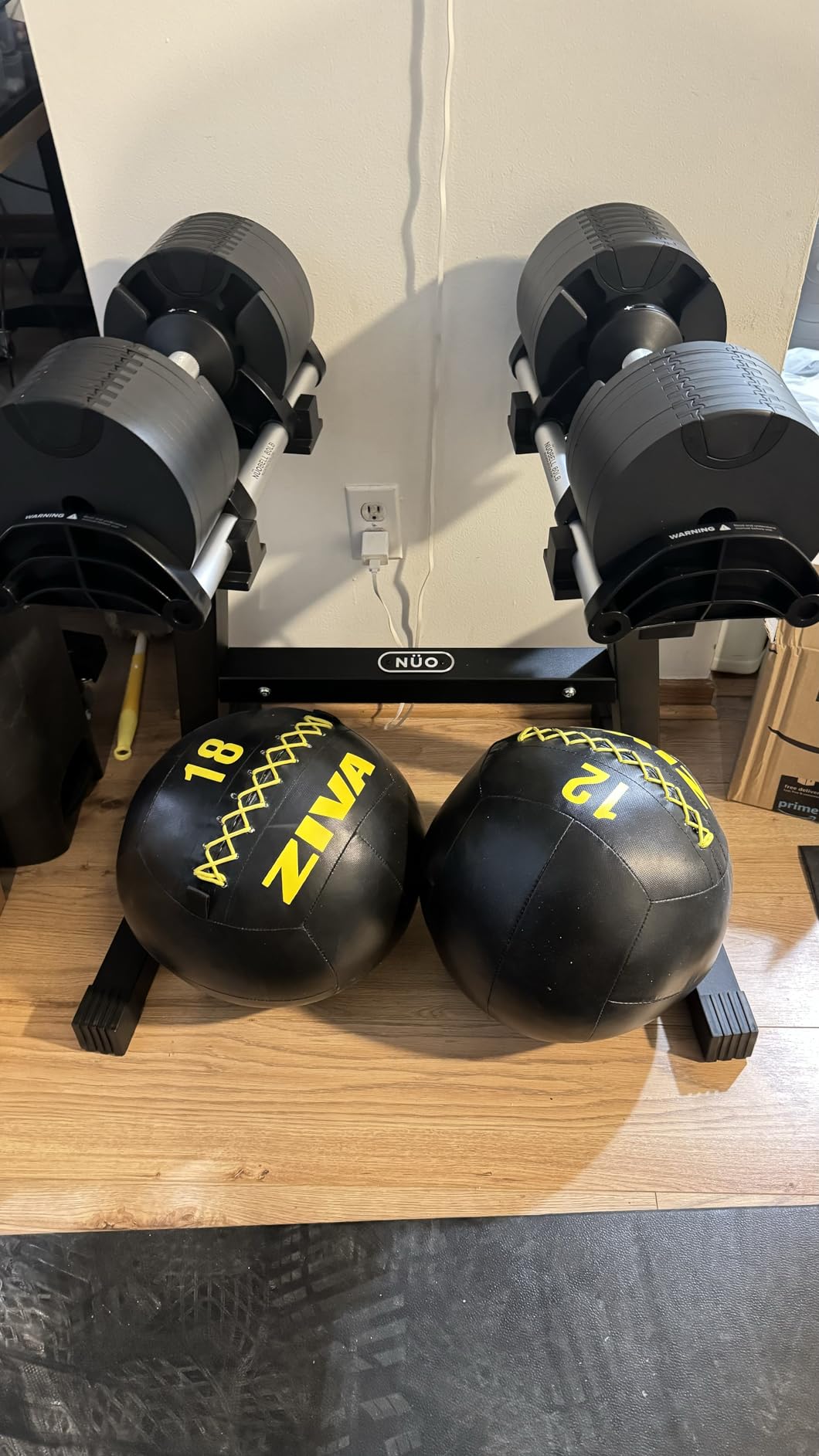 NUOBELL Adjustable Dumbbells 5-80 lbs: Replace 16 Sets, Ideal for Home Gym Weight Bench & Press customer photo 2