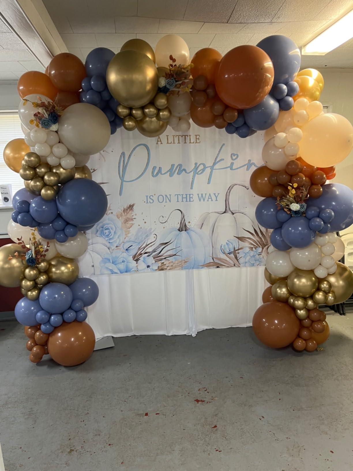 EMART Backdrop Stand Heavy Duty 10x10Ft, Double Crossbar Pipe and Drape Photo Background Support Kit, Adjustable Metal Frame with Flat Base for Wedding Birthday Party Decoration customer photo 1
